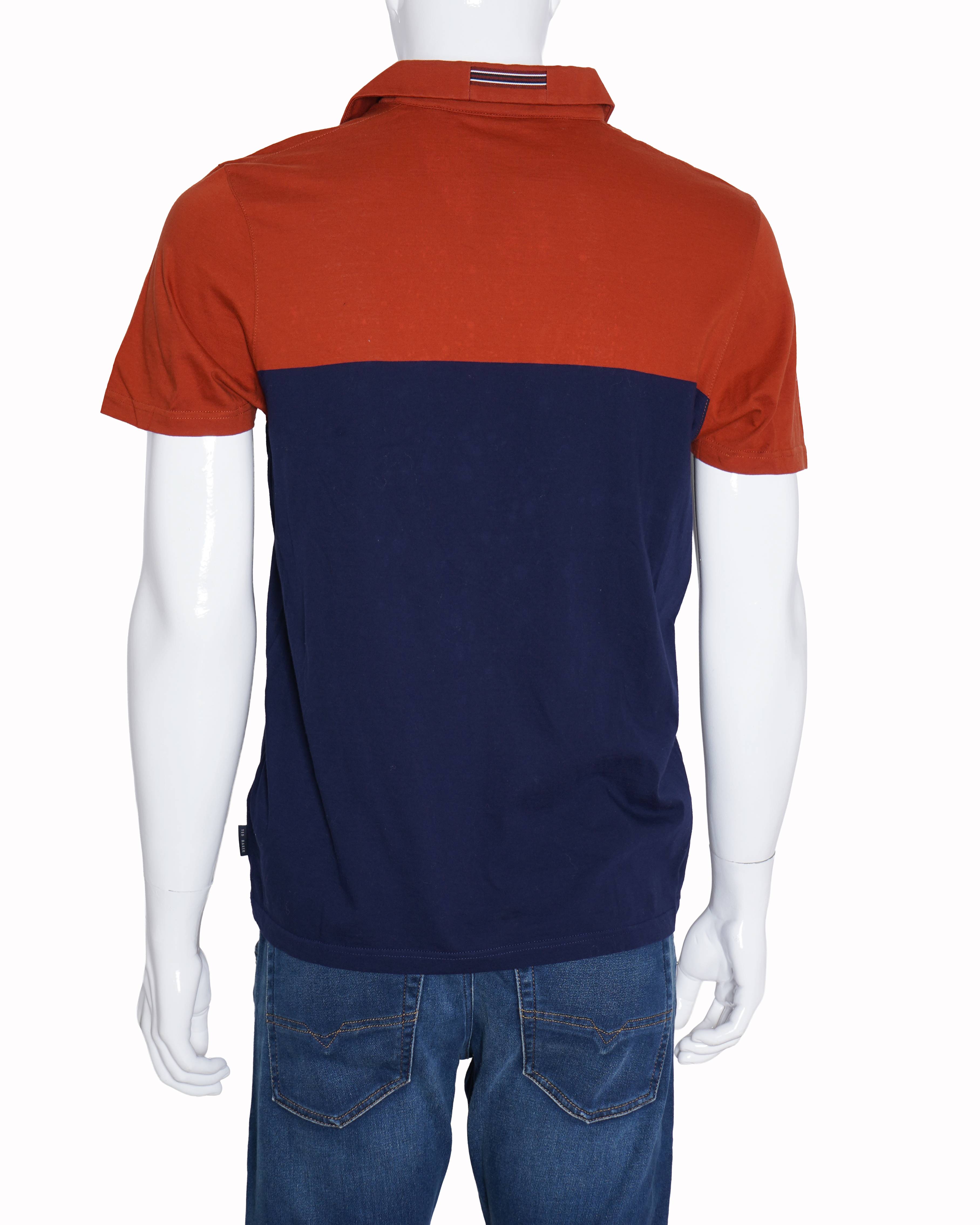 Ted baker colorblocked polo tshirt for men