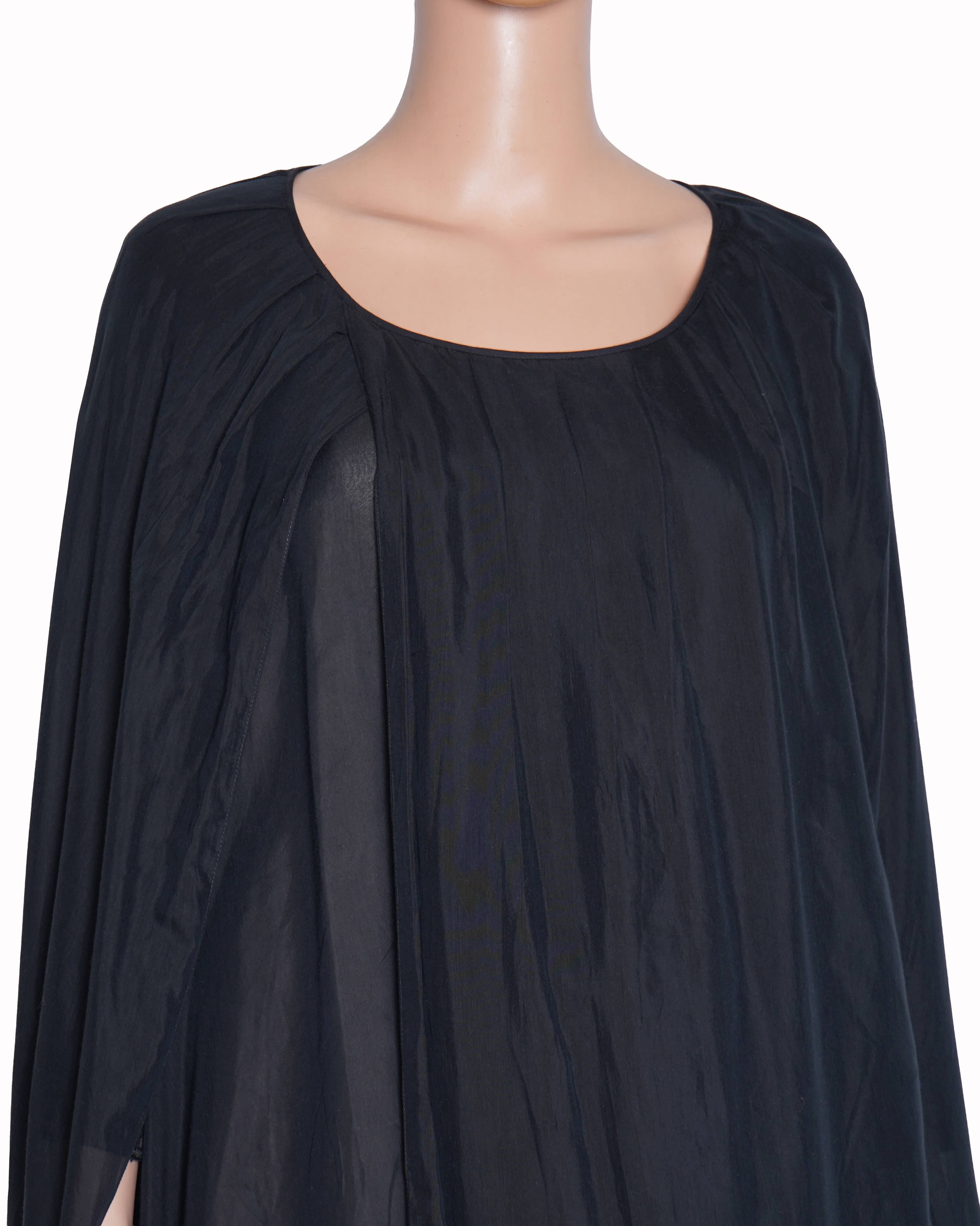 Aikeyah Black layered Dress