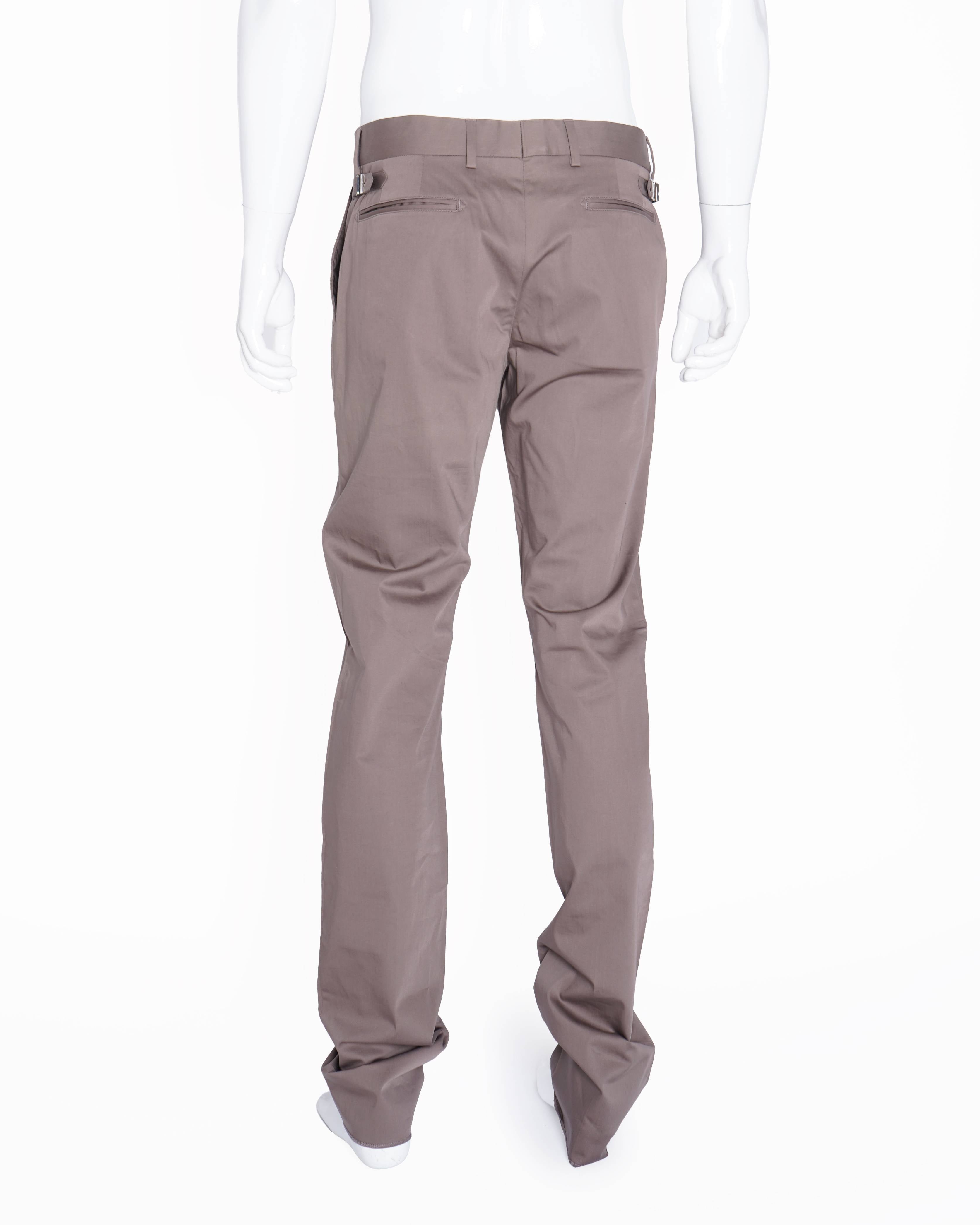 Louis Vuitton Men's Formal Pants In Brown