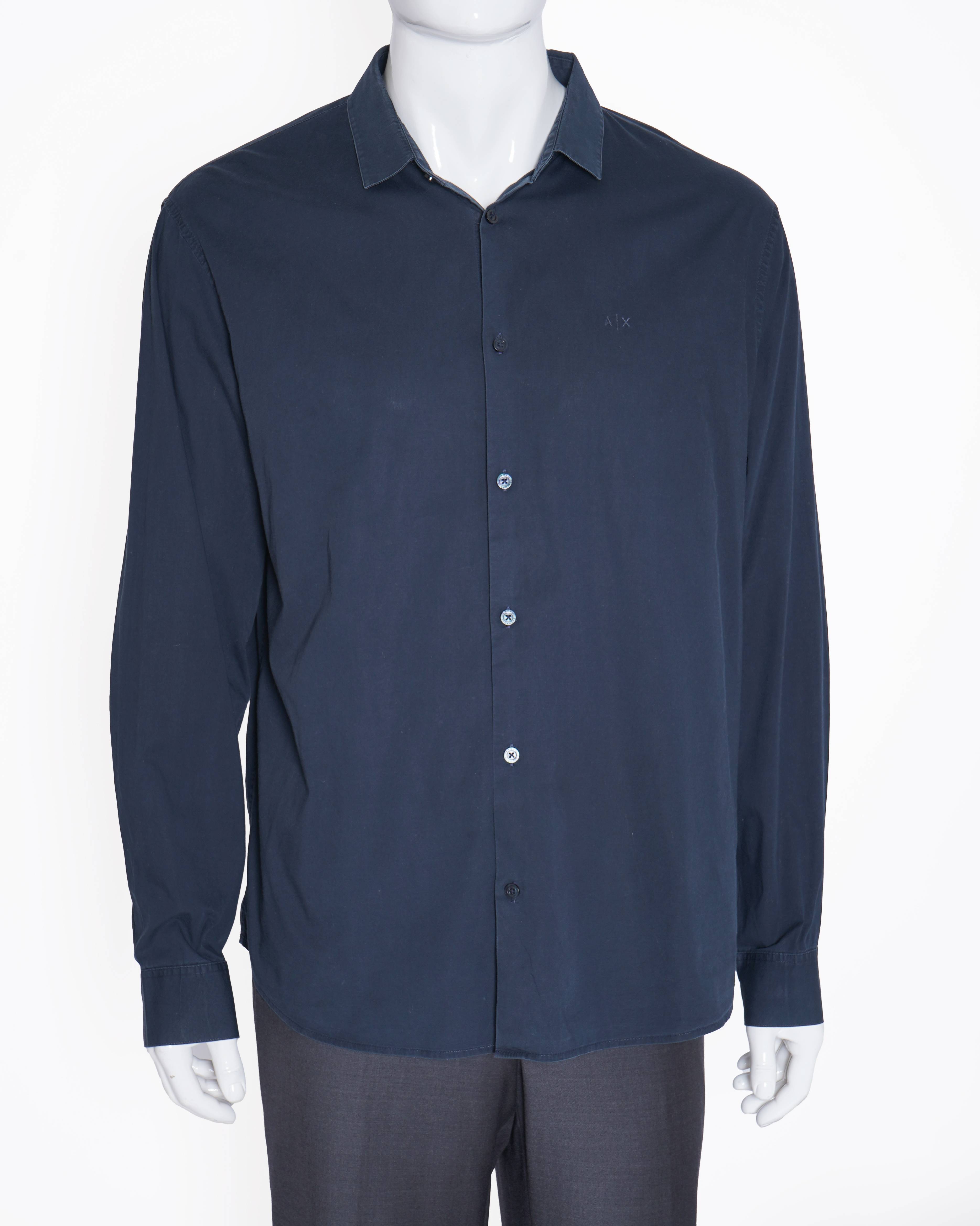 Armani Exchange Shirt In Blue