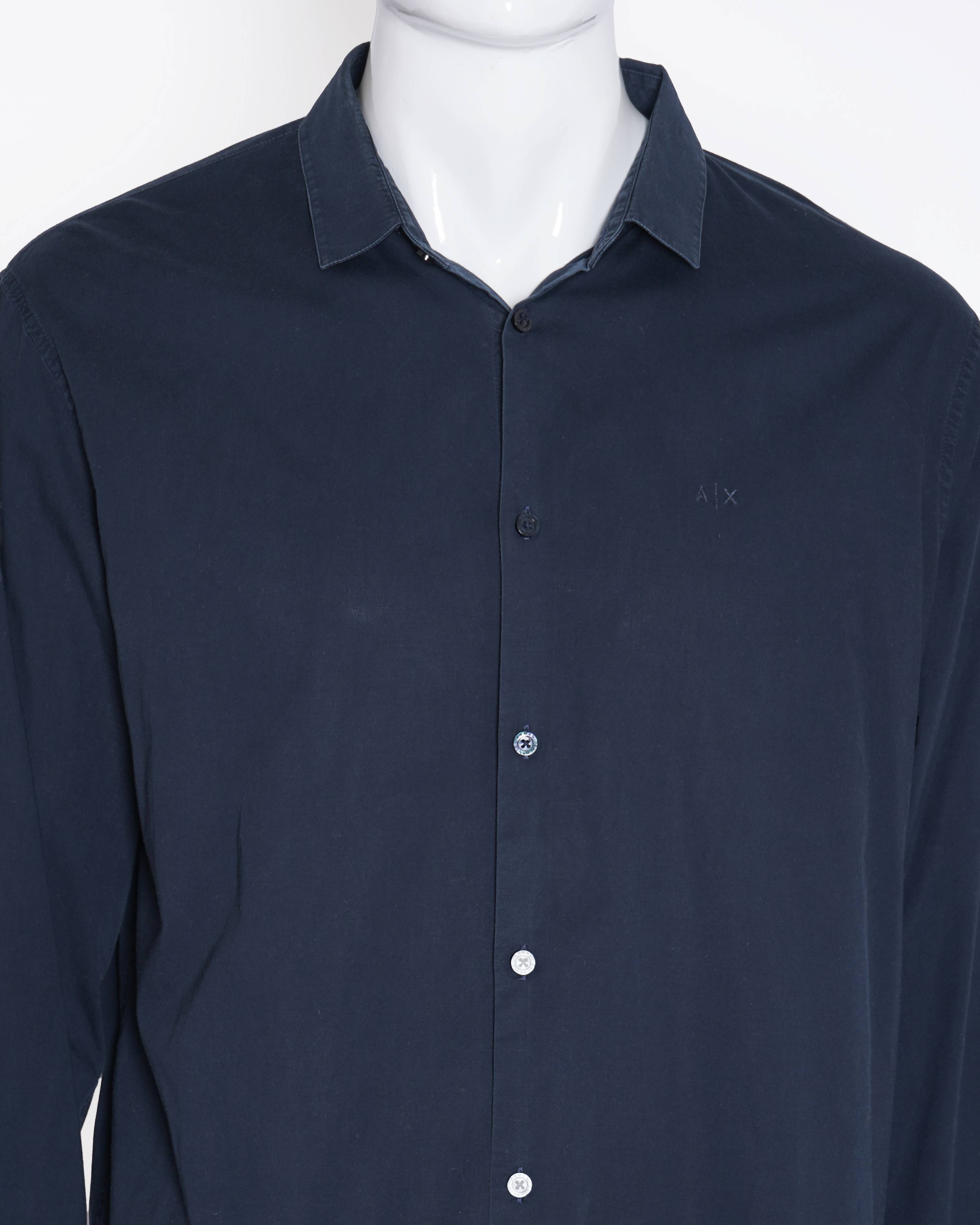 Armani Exchange Shirt In Blue