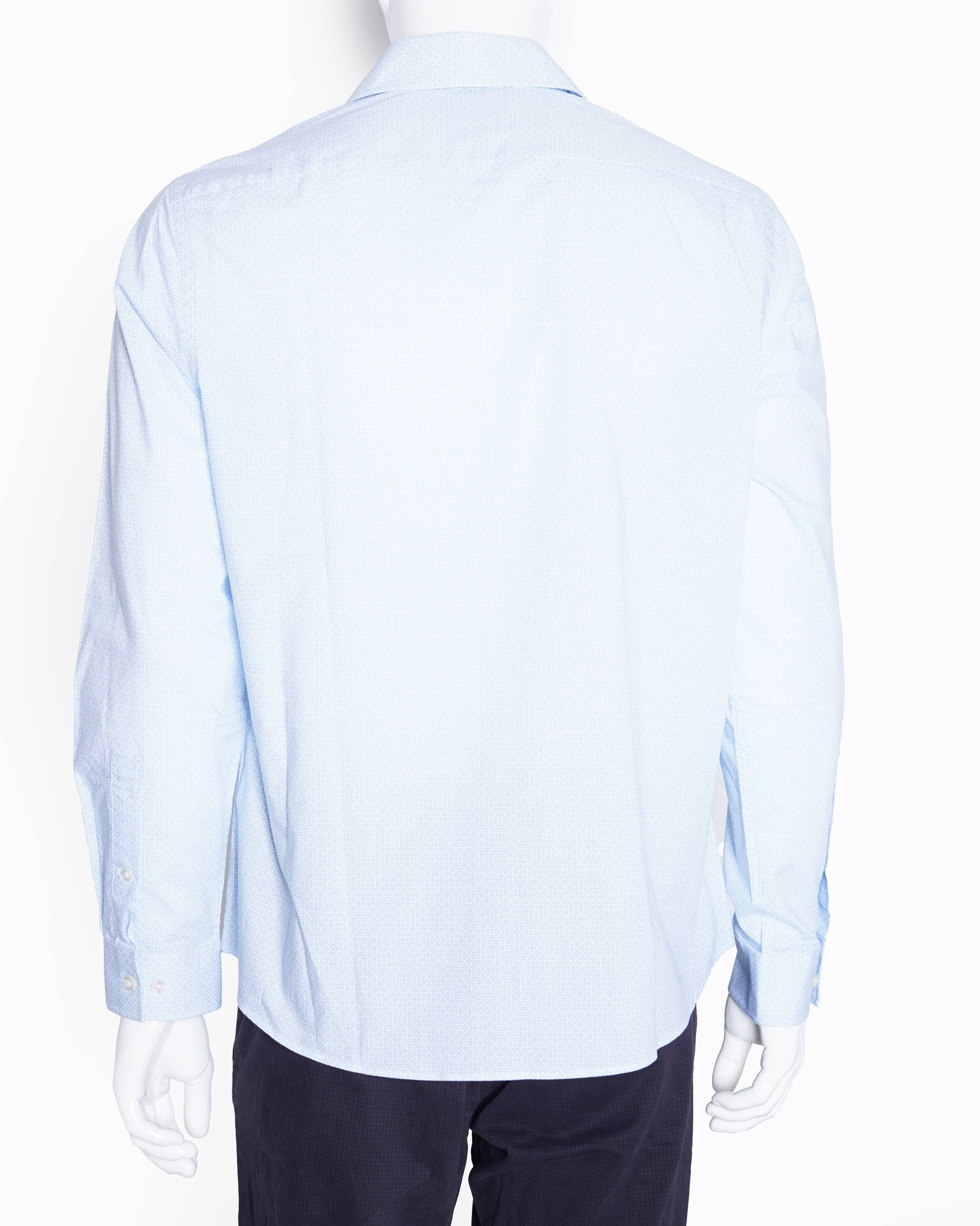 Michael Kors light Blue Prnited shirt