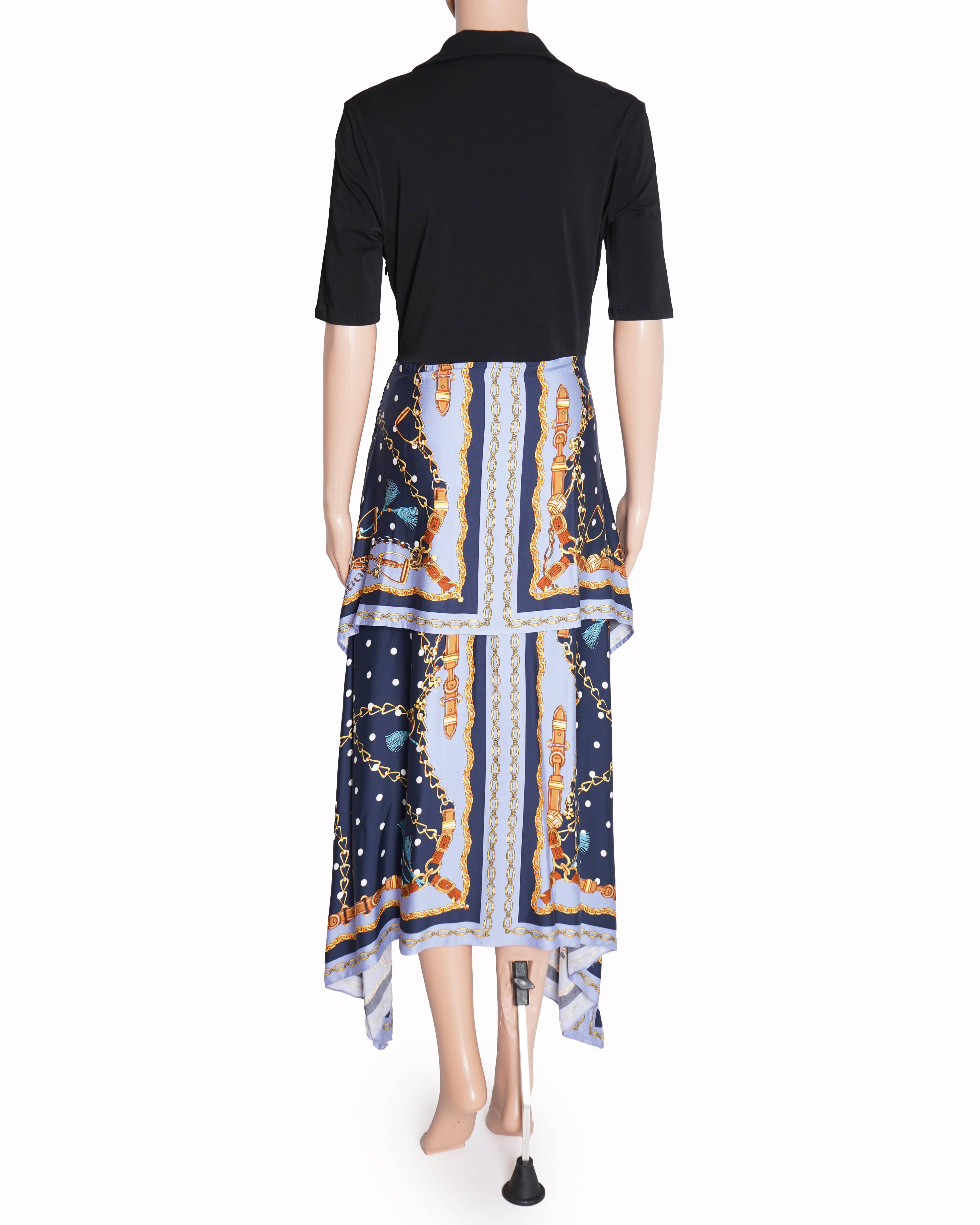 New Maje printed chain dress