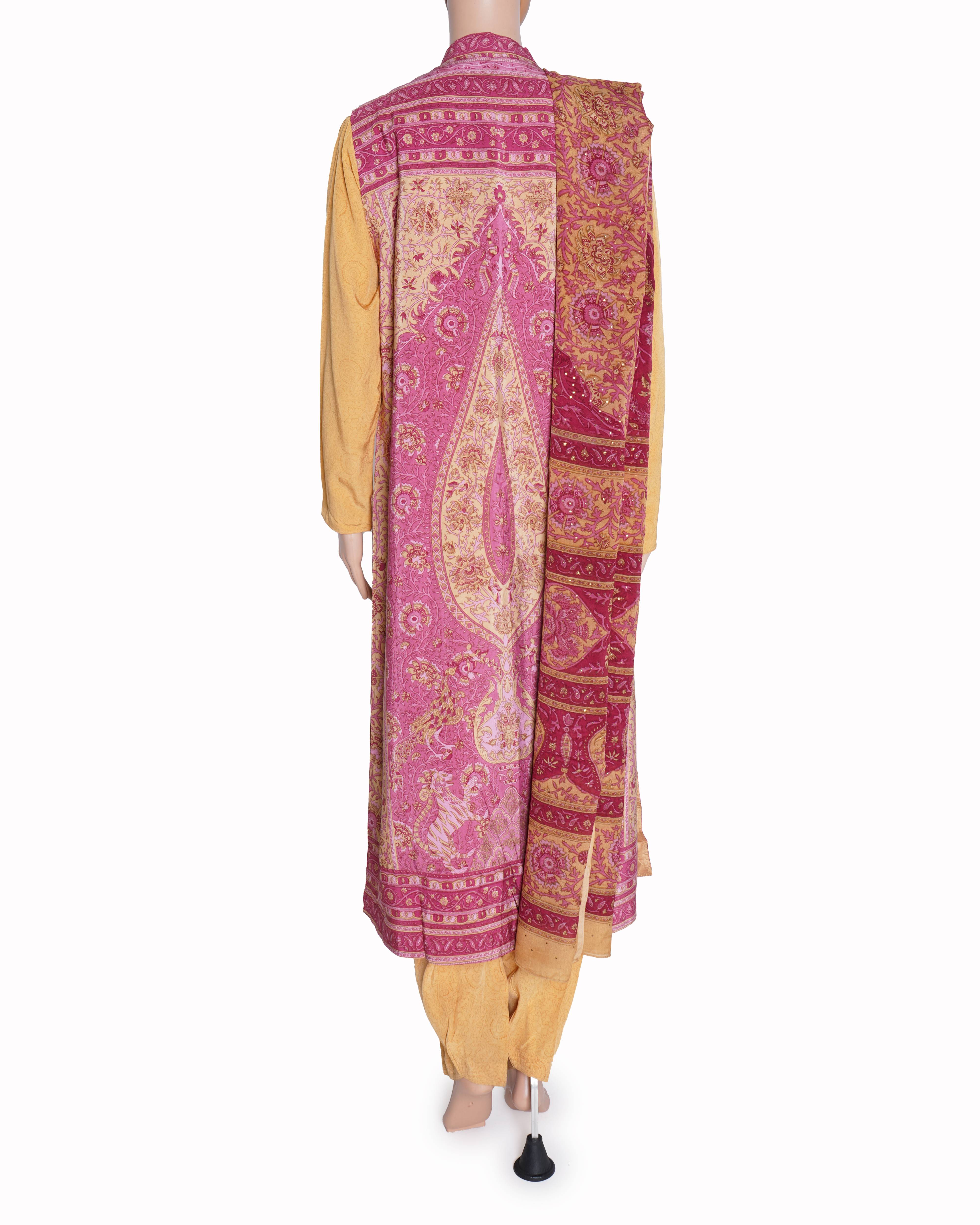 Ritu Kumar London Suit Set WIth Jacket & Dupatta