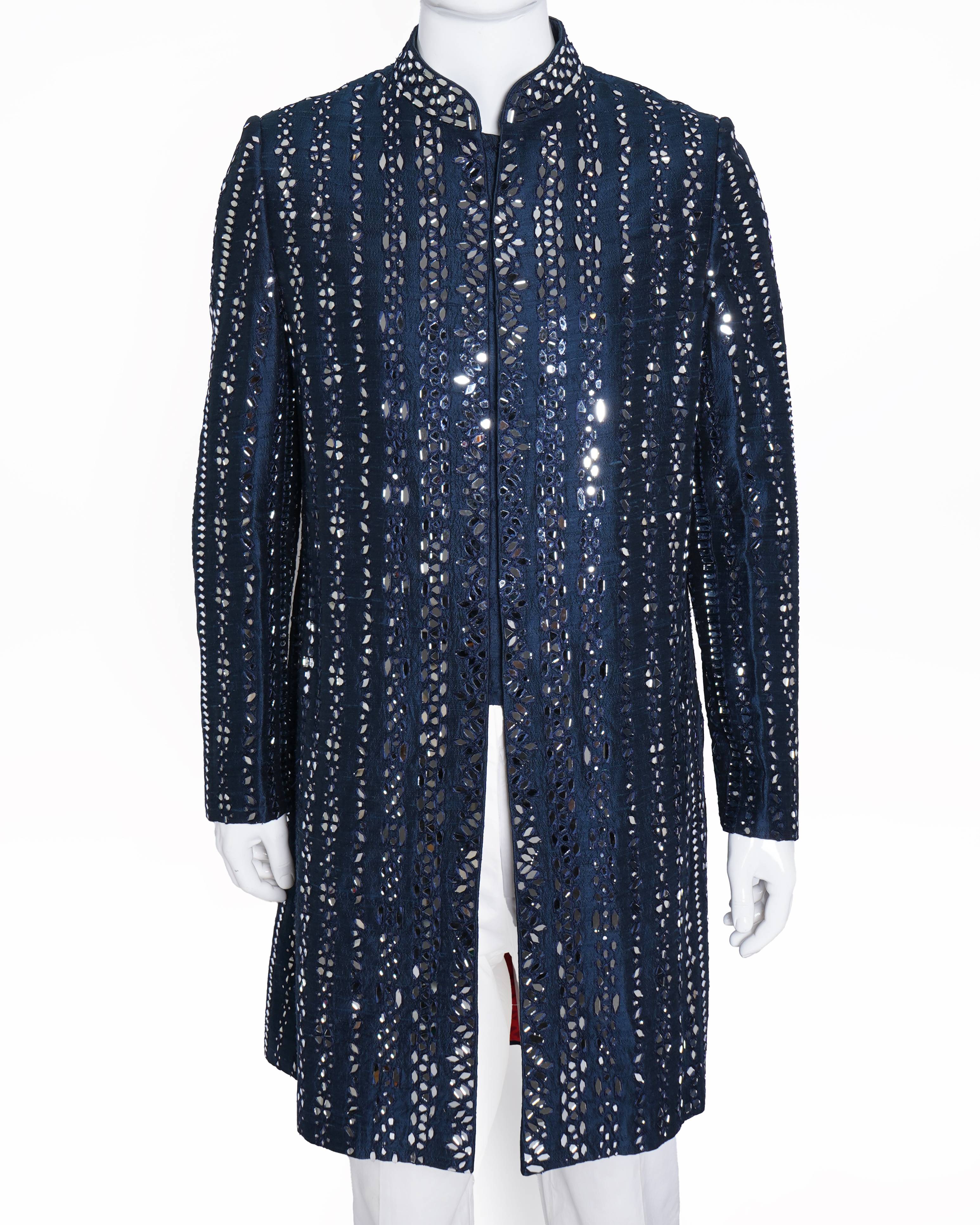 Seema Gujral Men's Sherwani With Mirror Work