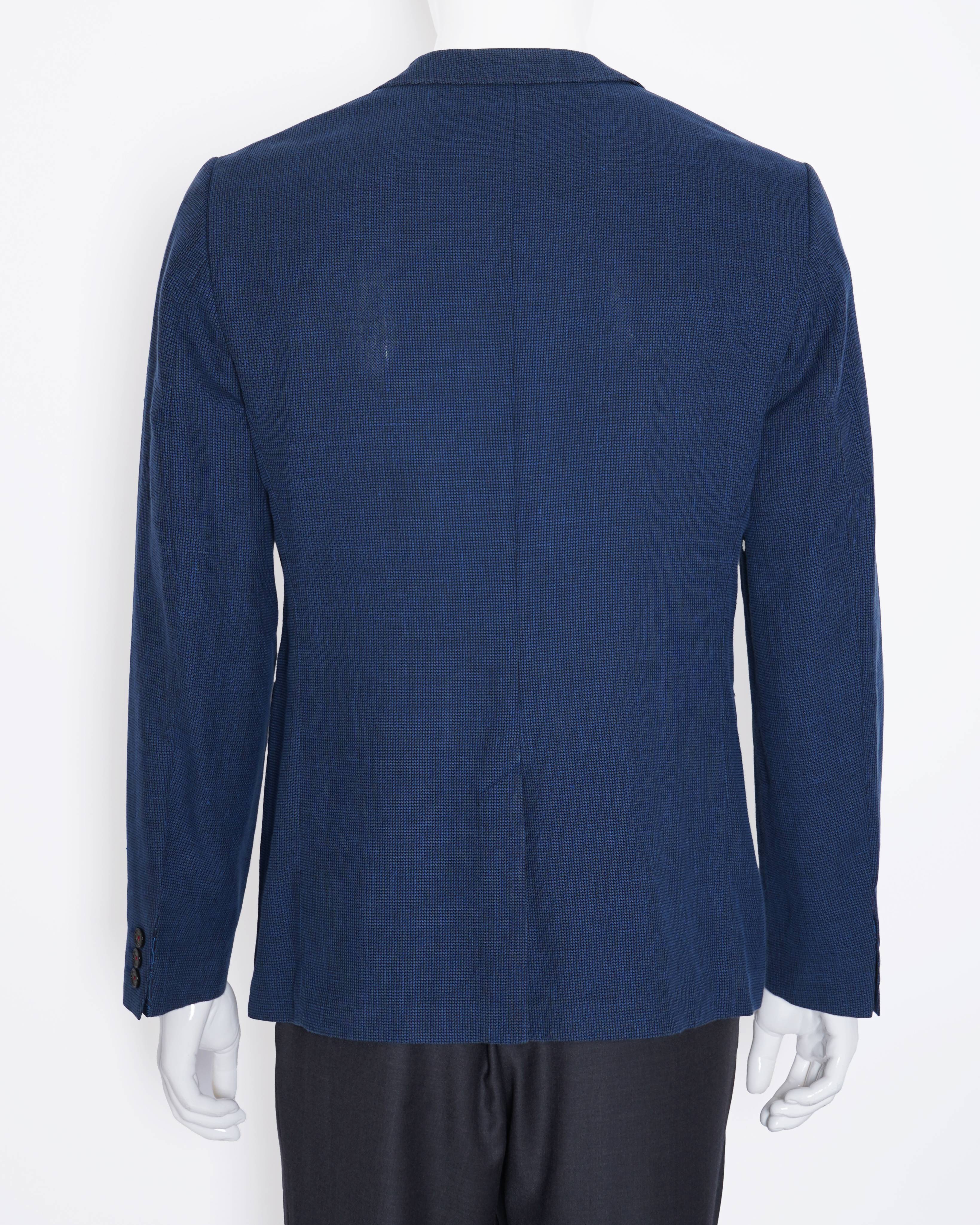 Ted baker blue jersey suit jacket
