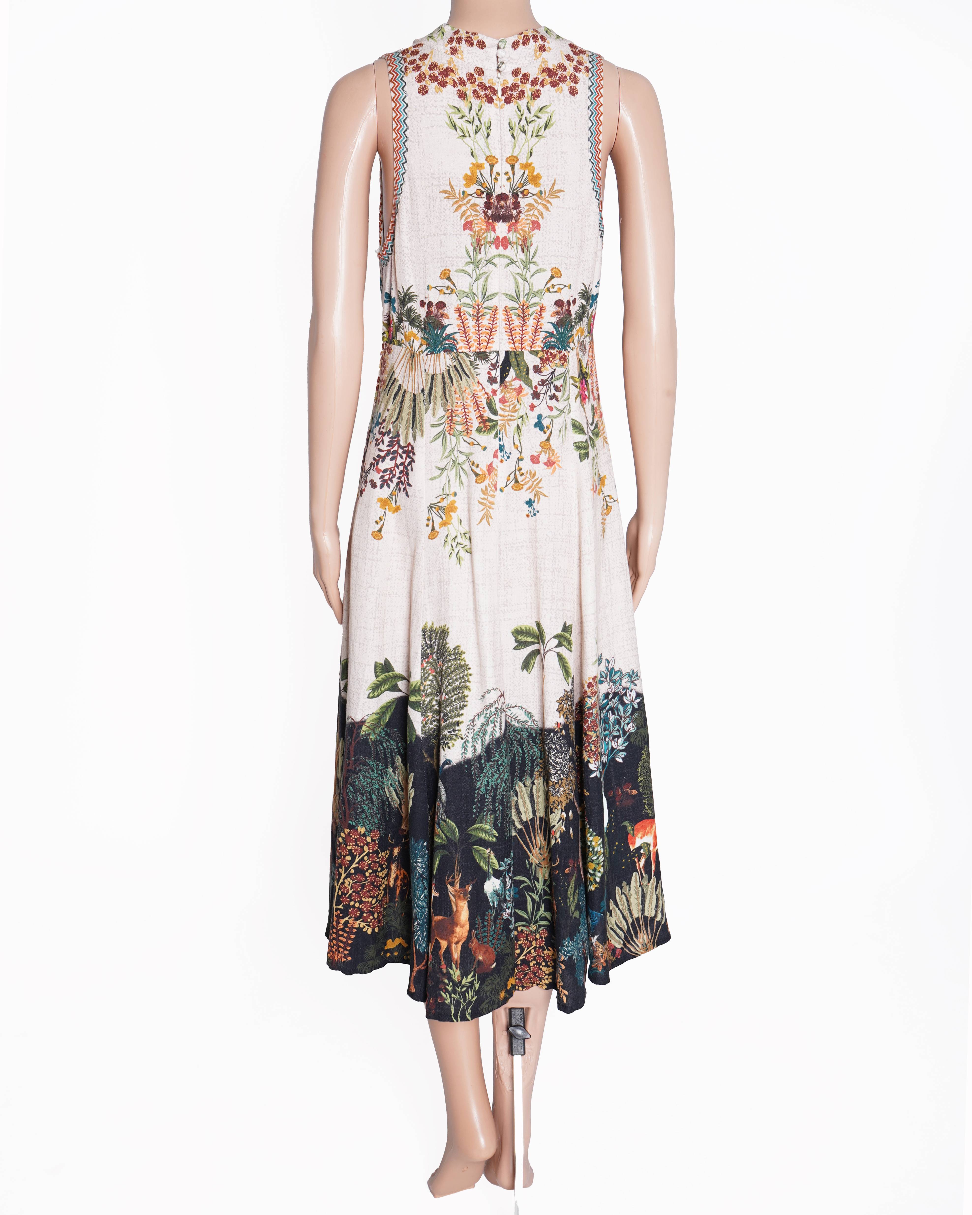 Ranna gill multicolor linen halter midi dress