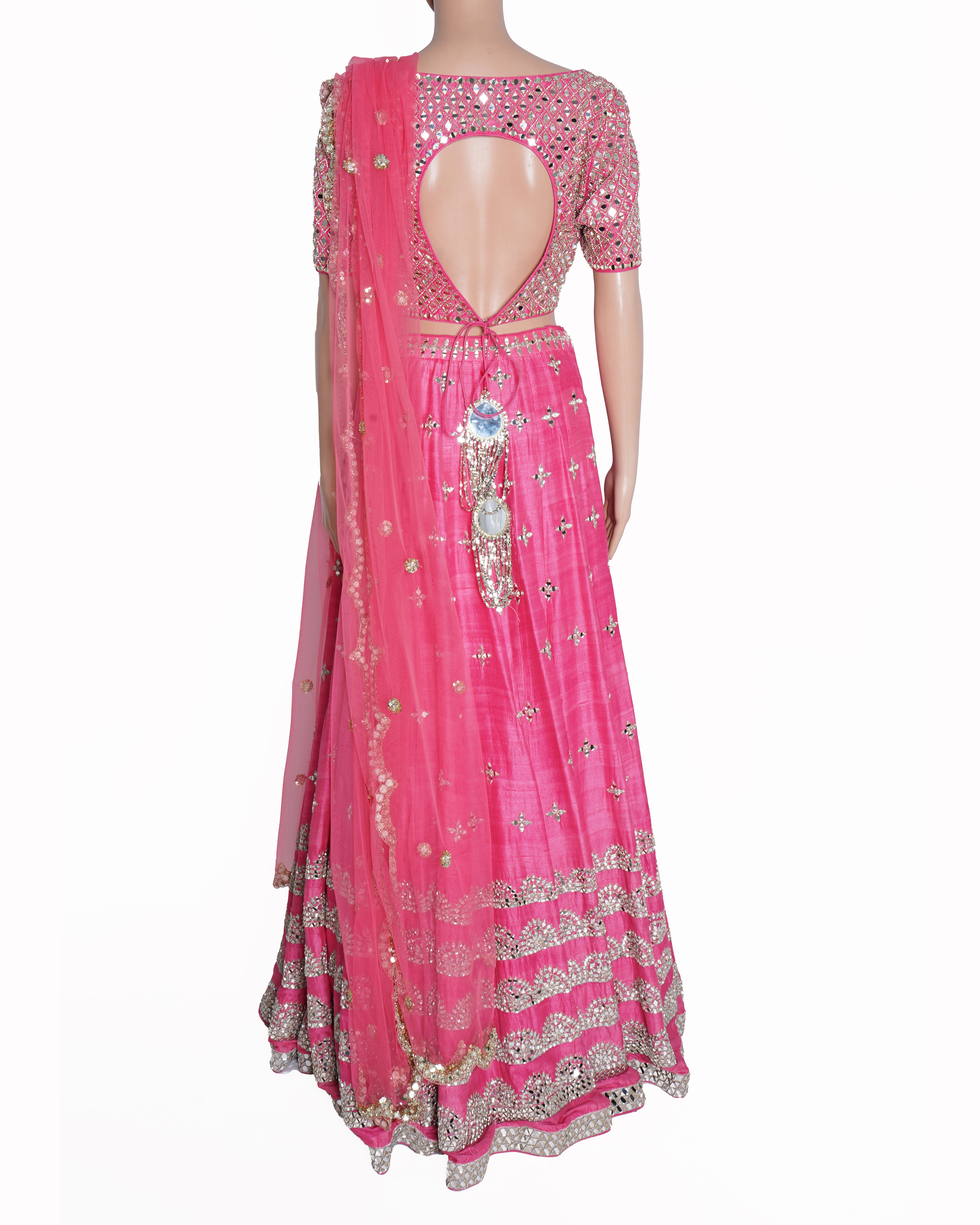 Abhinav Mishra Lehenga Set In Pink