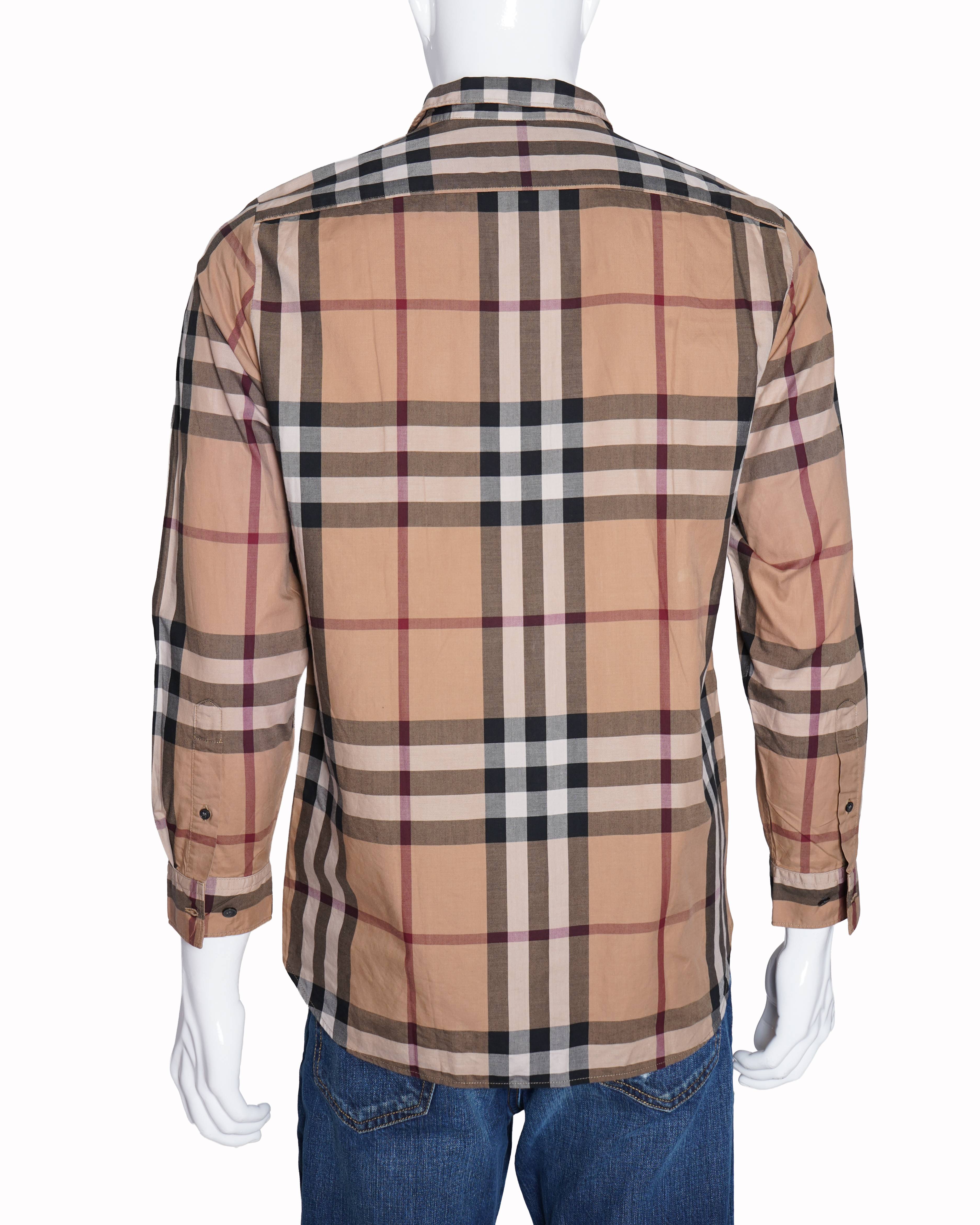 Burberry brit nova checkered shirt