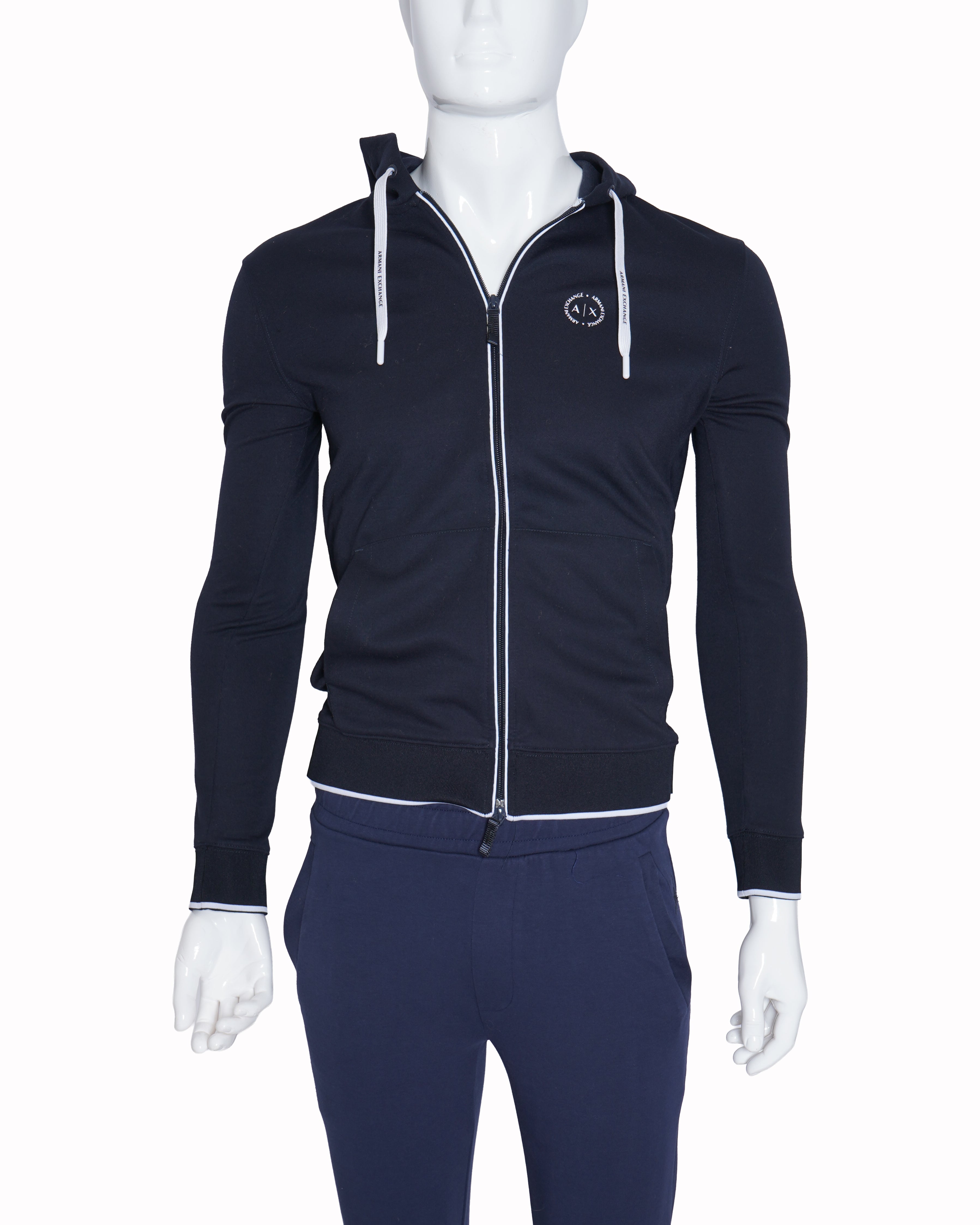 Emporio Armani Hooded zipper jacket