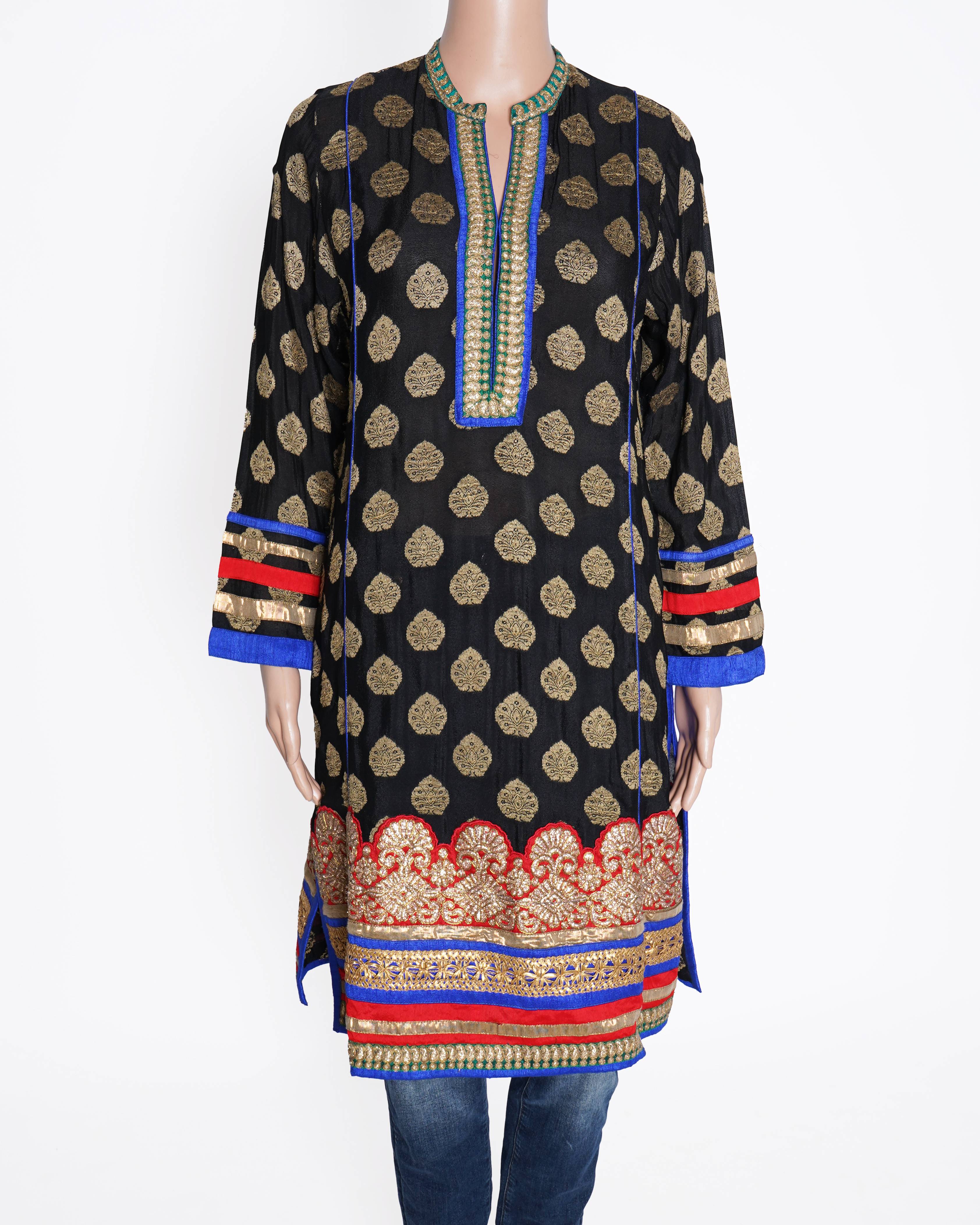 Gopi and Vaid Black kurti