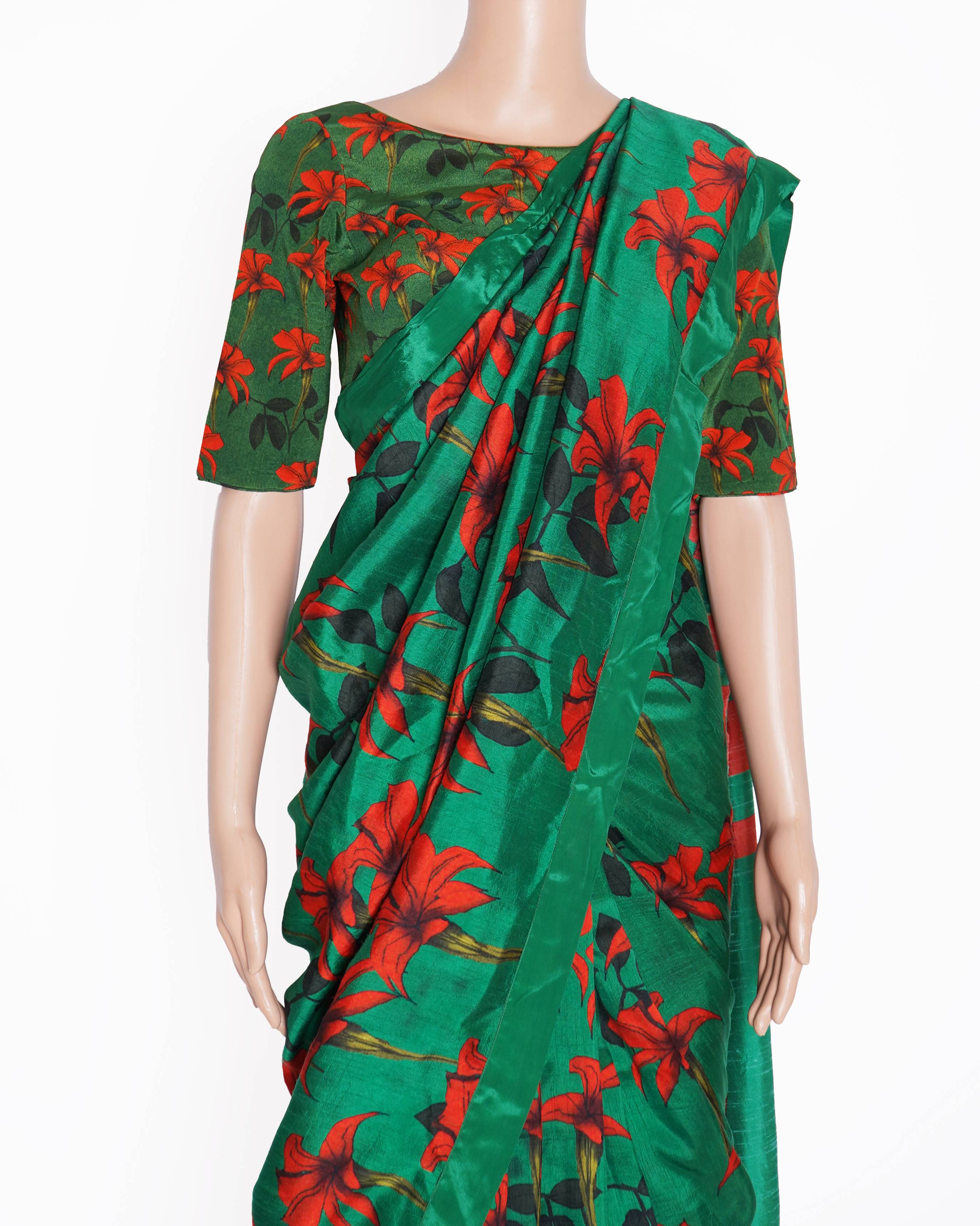 Masaba Saree set in Green