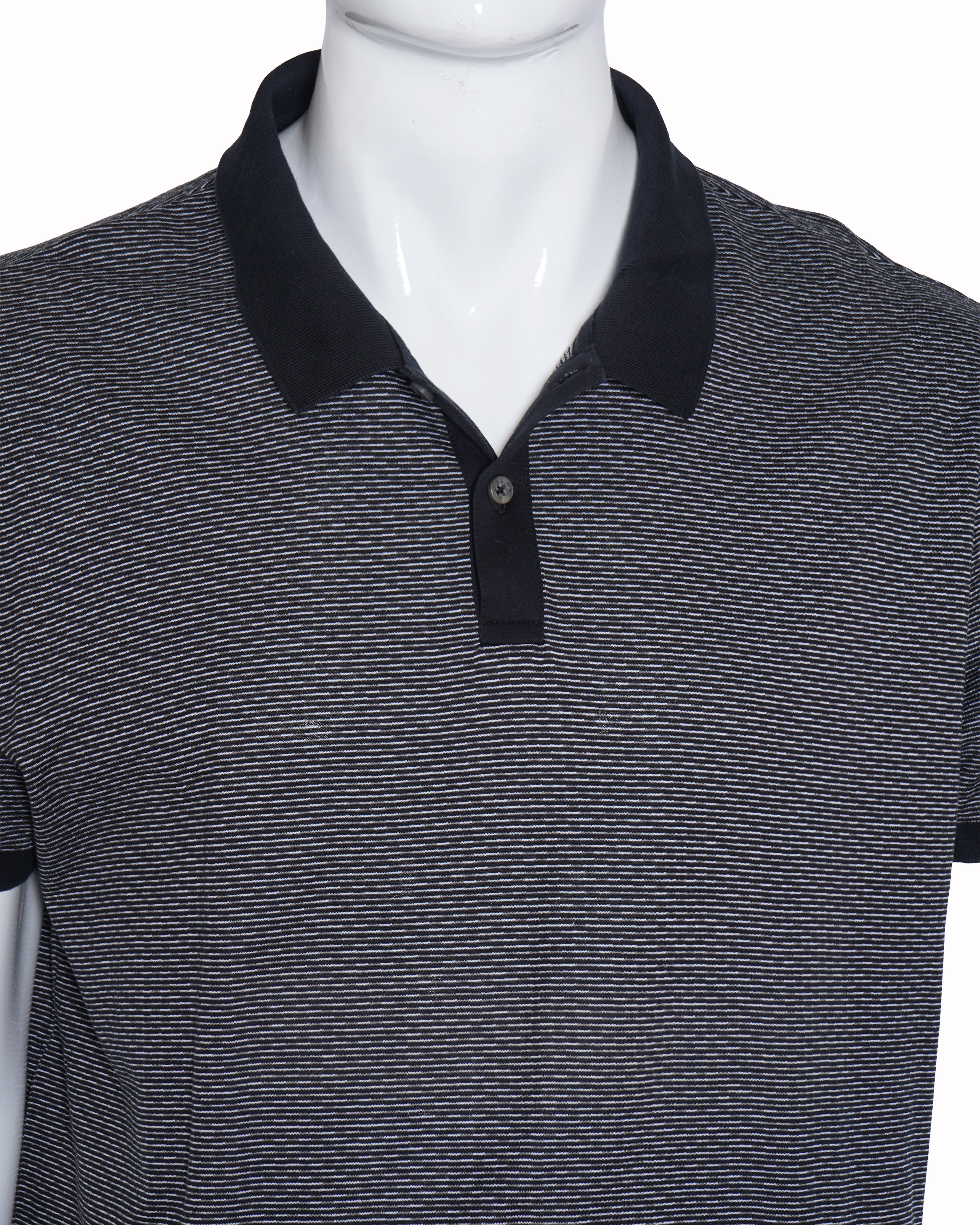 Boss By Hugo Boss Polo T-shirt In Black Accent Men's