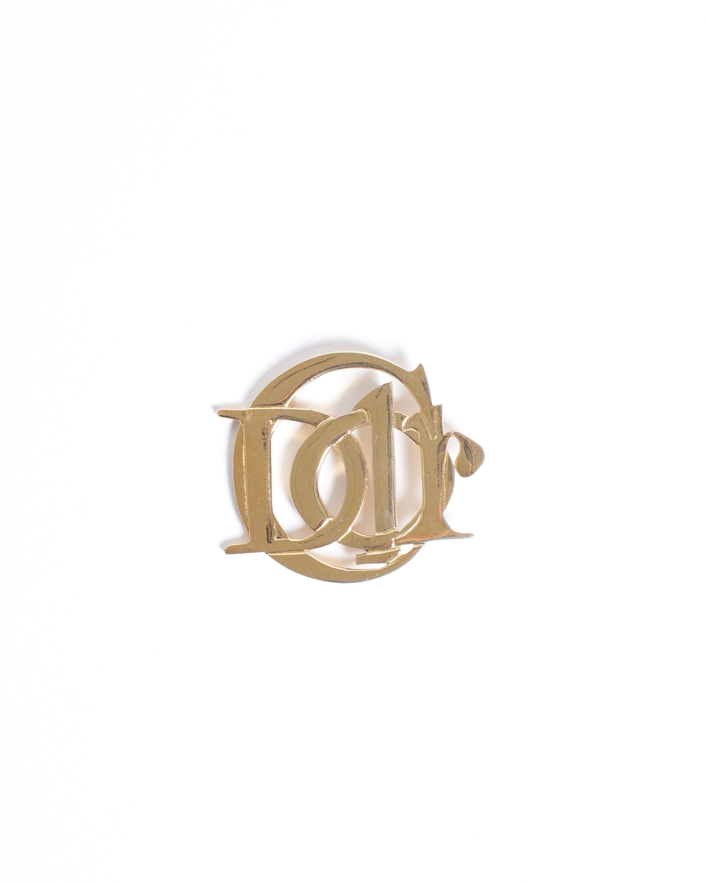 Vintage Christian Dior Made in Germany Gold Plated Brooch