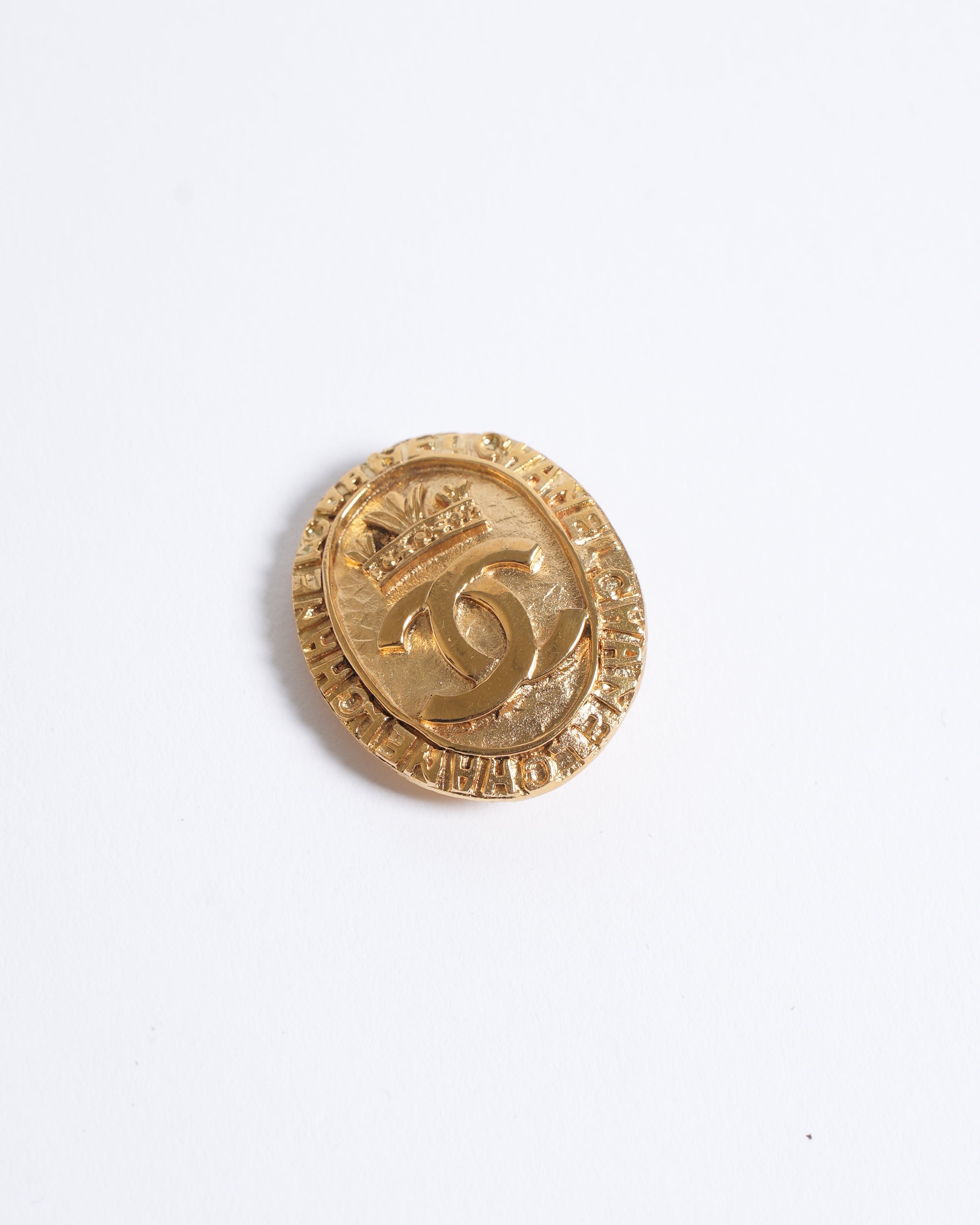 Vintage Chanel Oval Earrings Made In France