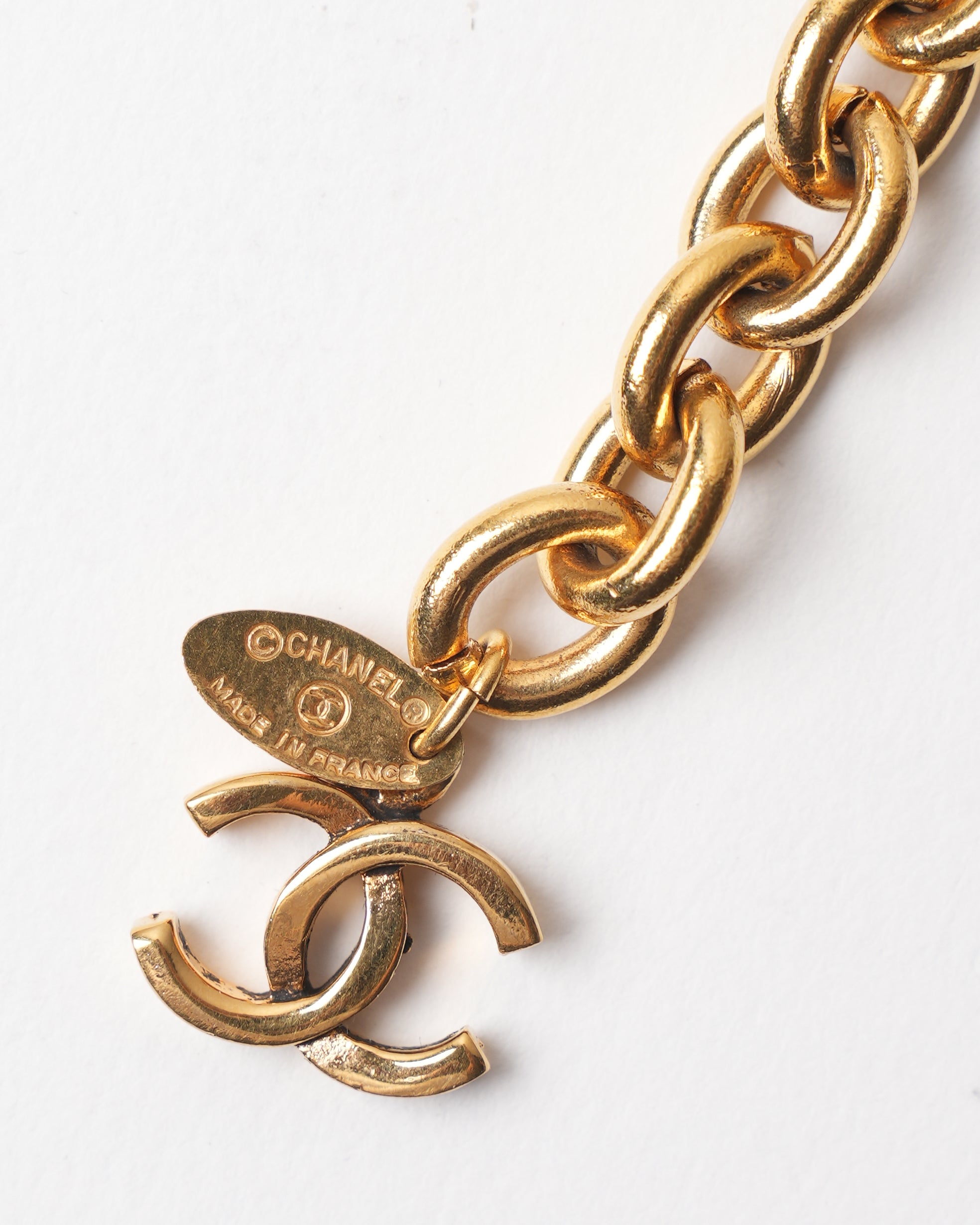 Vintage Chanel Gold Plated Bracelet