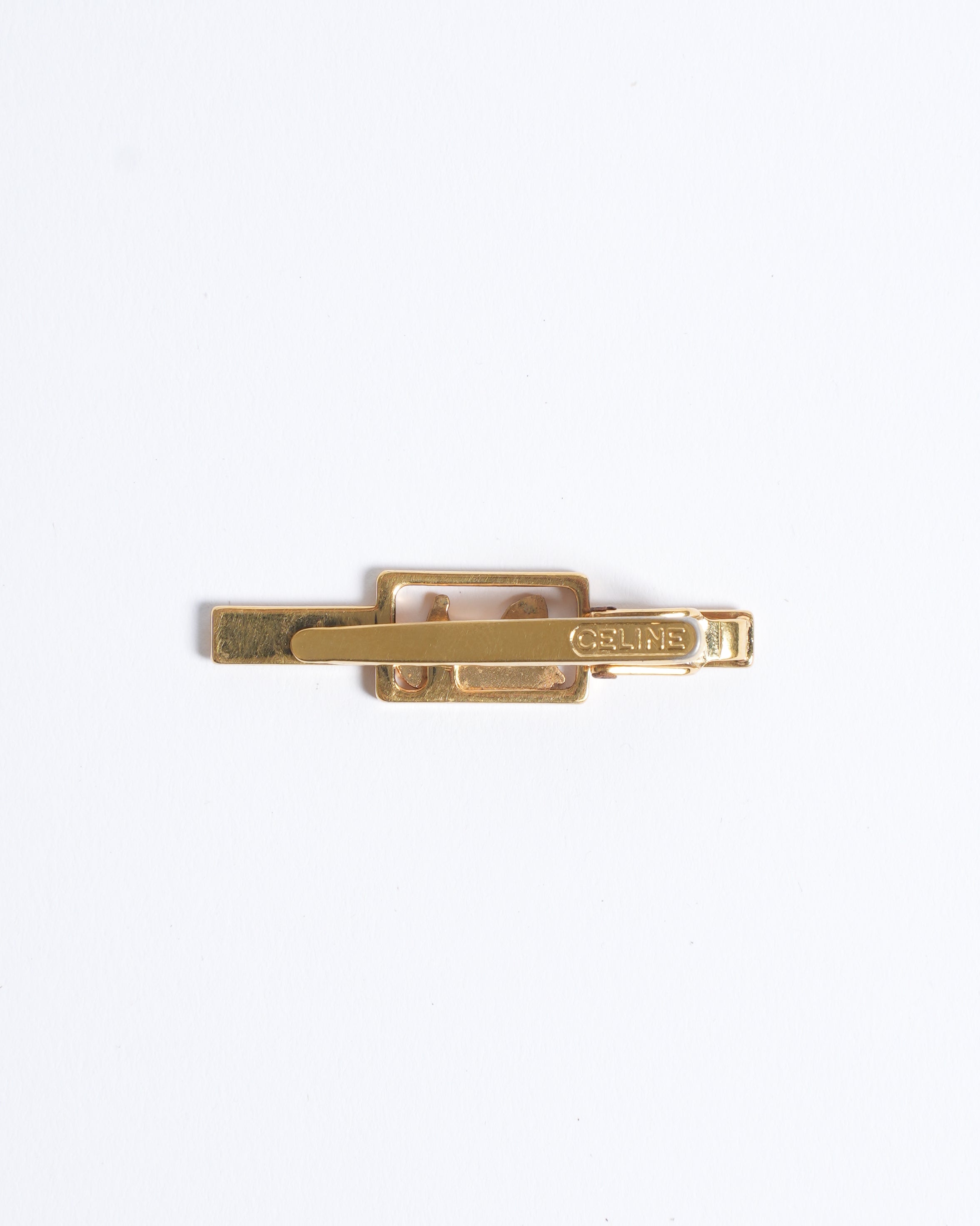 Vintage Celine Gold Plated Brooch