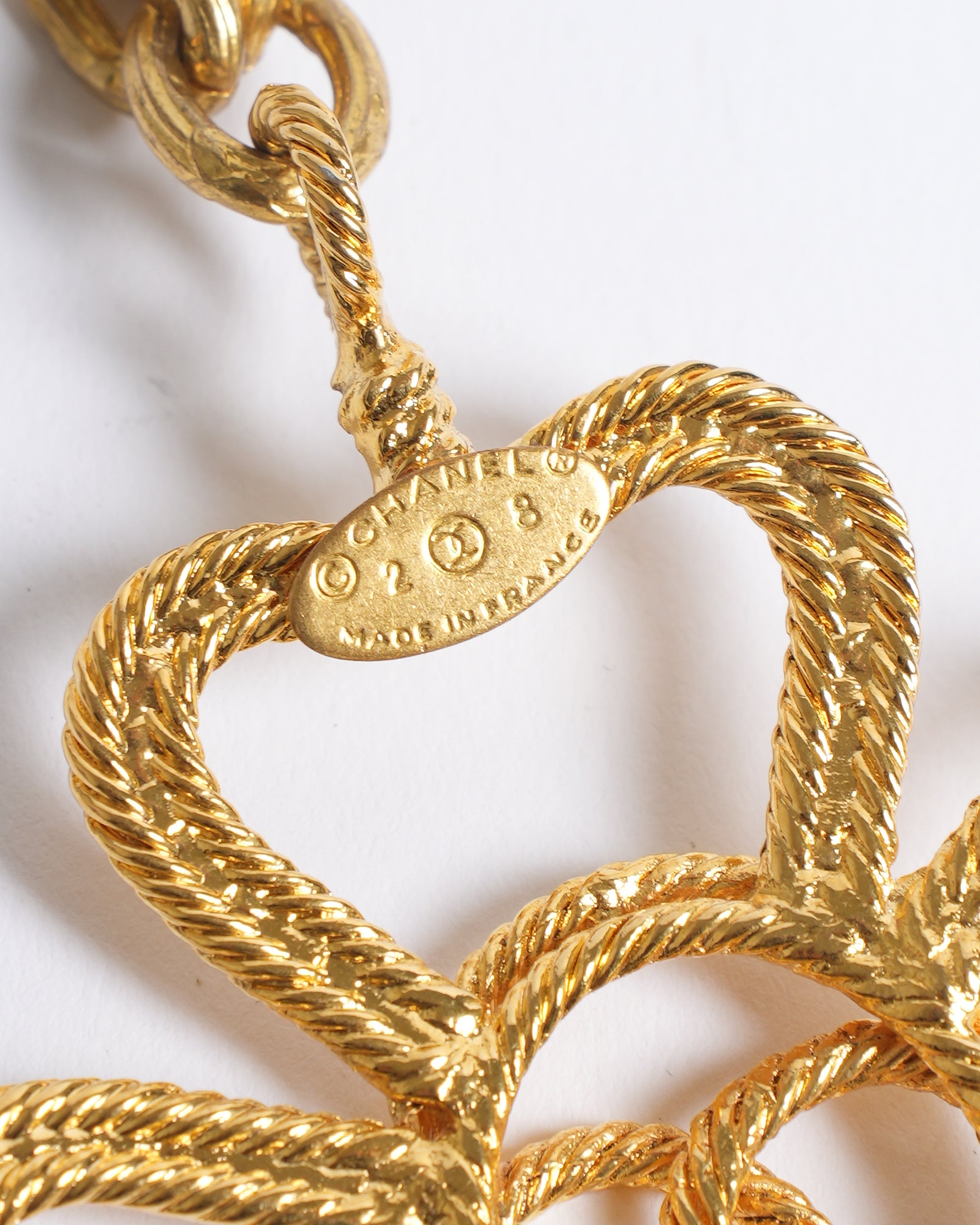 Vintage Chanel Gold Plated Flower necklace