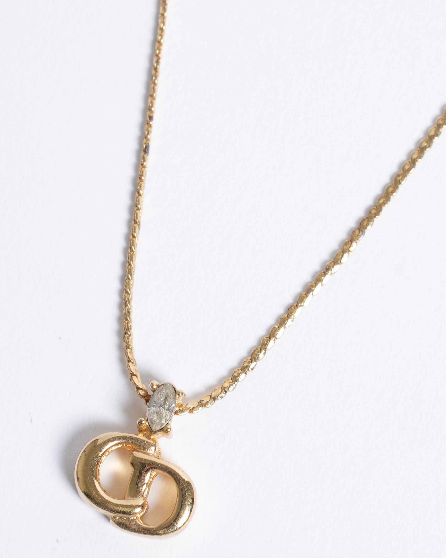 Vintage Dior Made In Germany Gold Plated Necklace