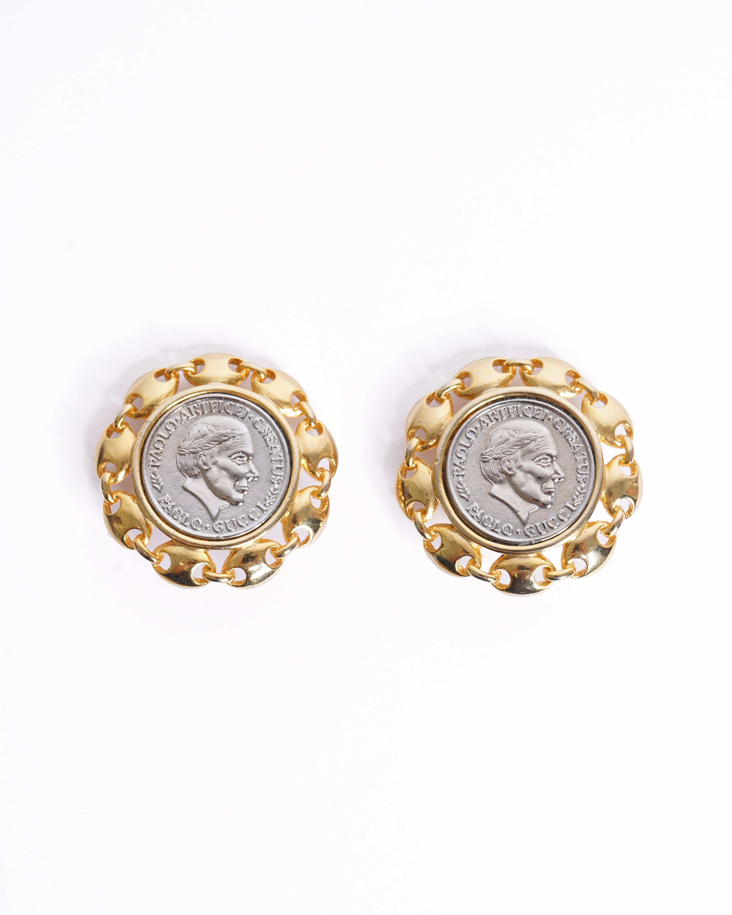 Vintage Paolo Gold Plated Earring