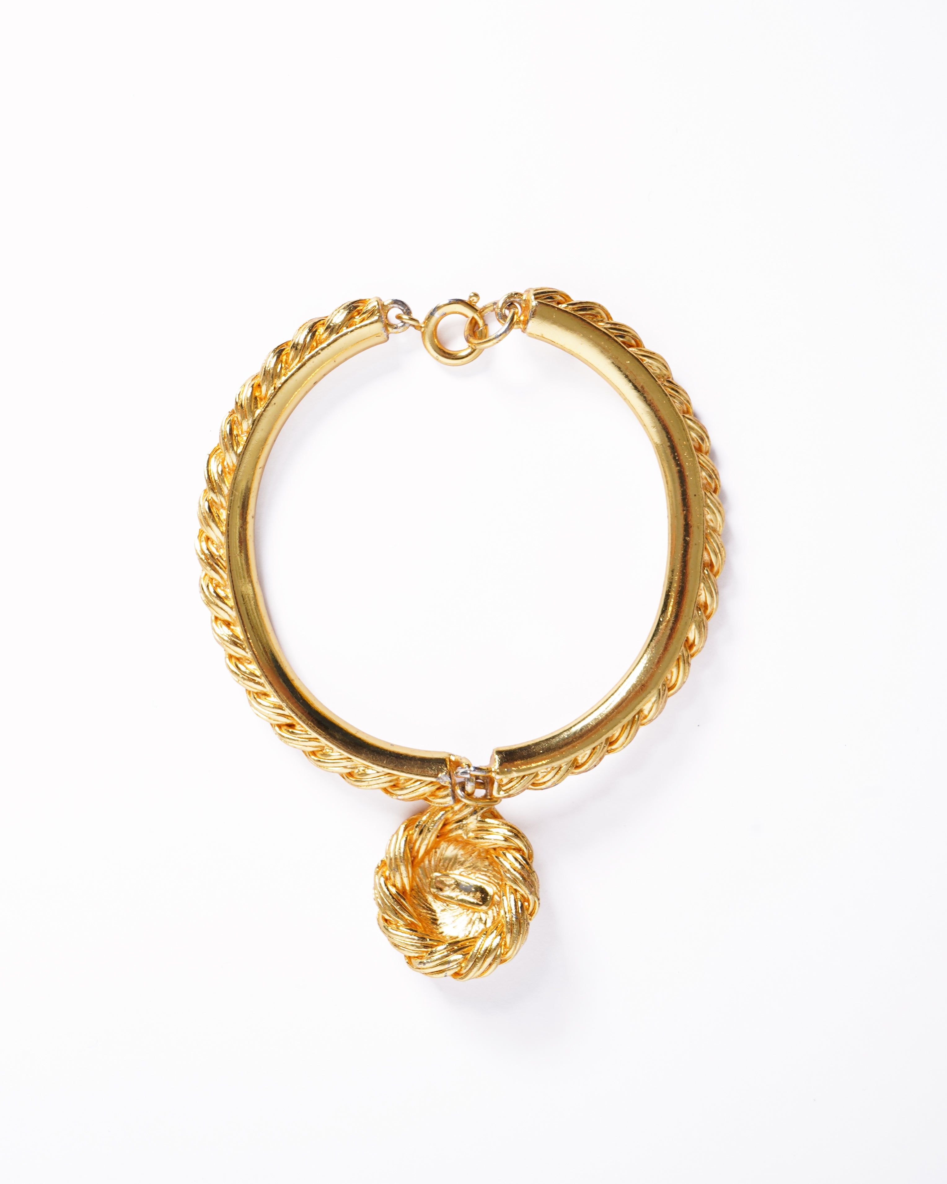 Vintage Schiaparelli Gold-Plated Bracelet 1960s, Made in France