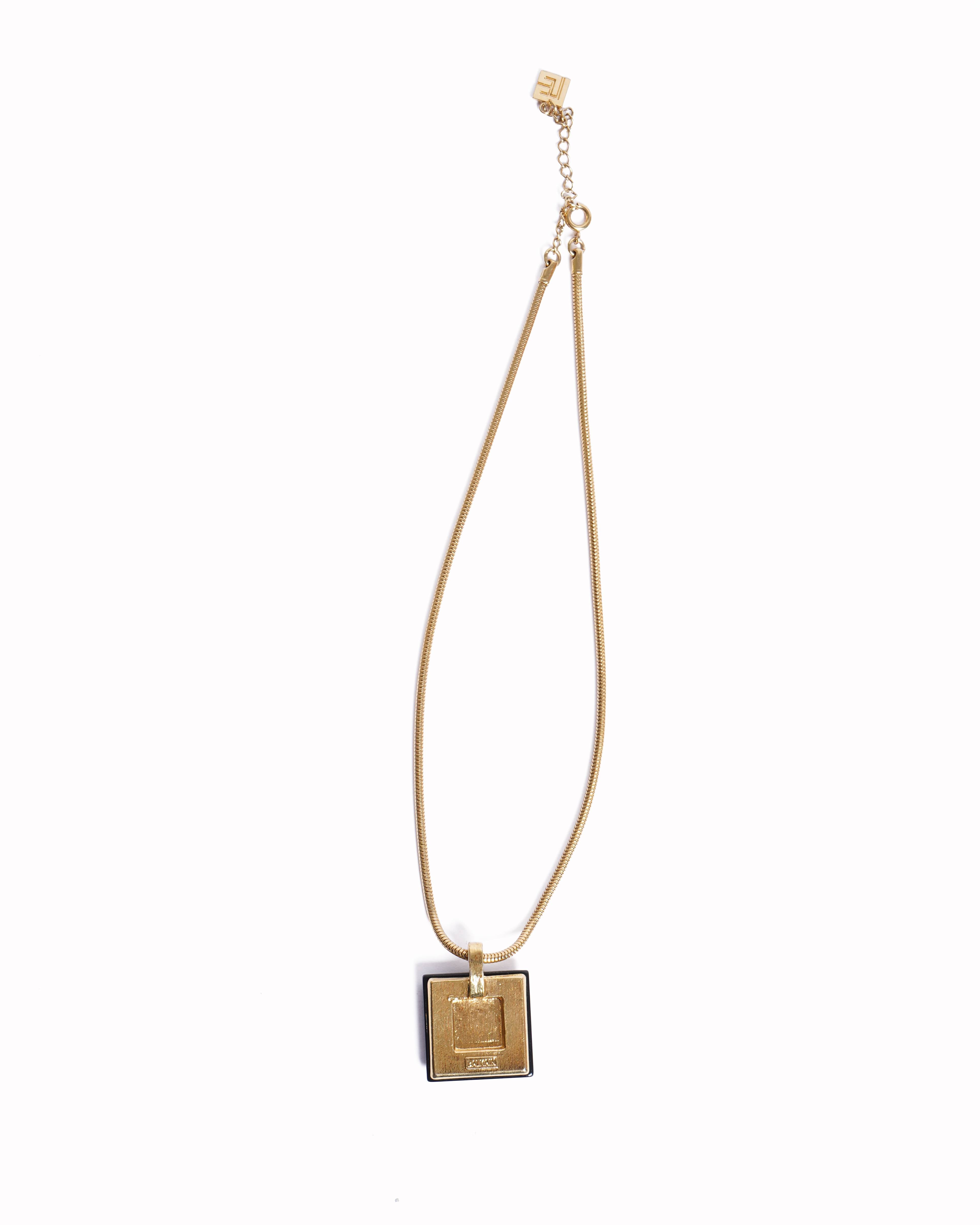 Vintage Balmain gold-plated necklace made in paris