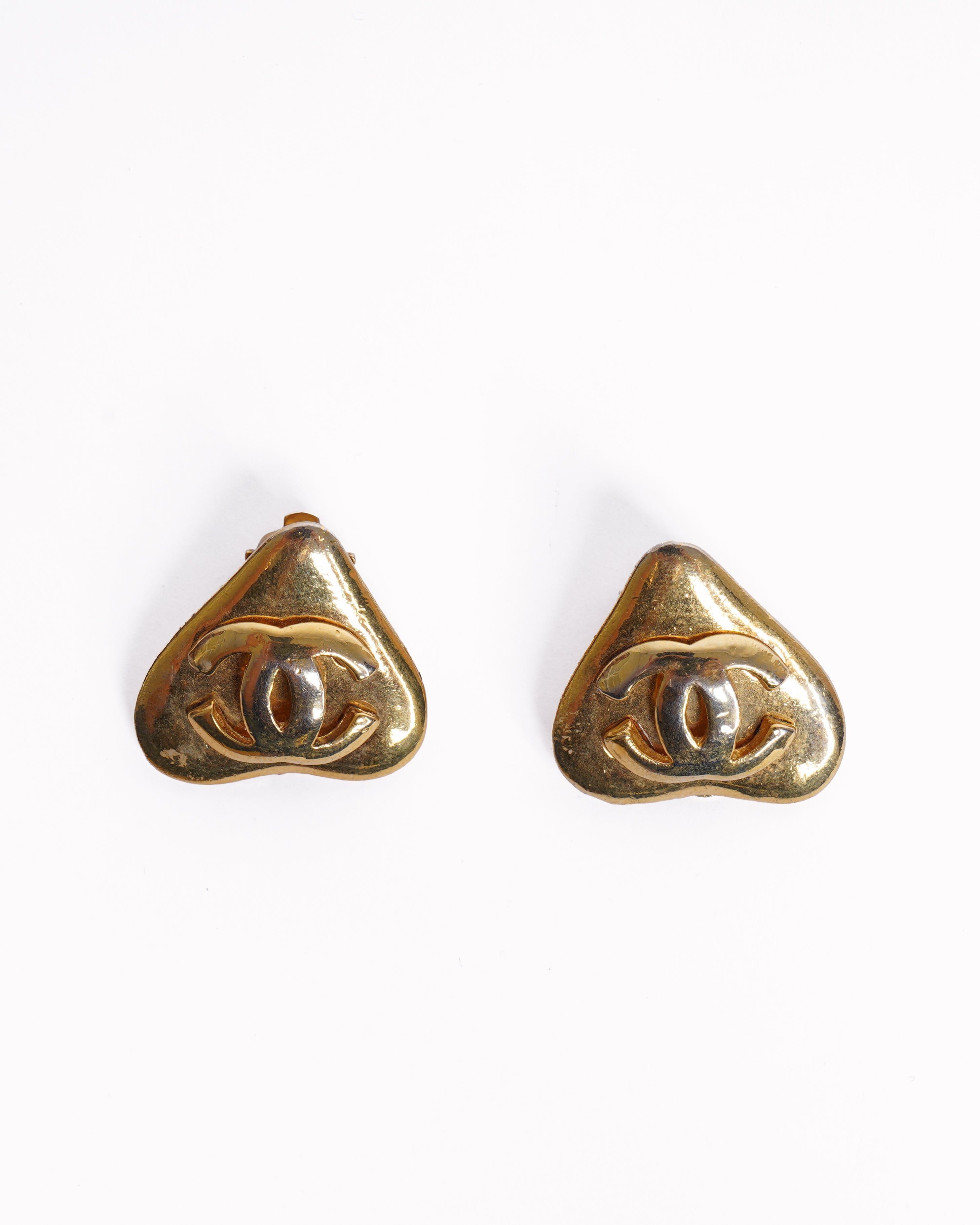 Vinatge Chanel 1997 Gold Plated Earring Made In France