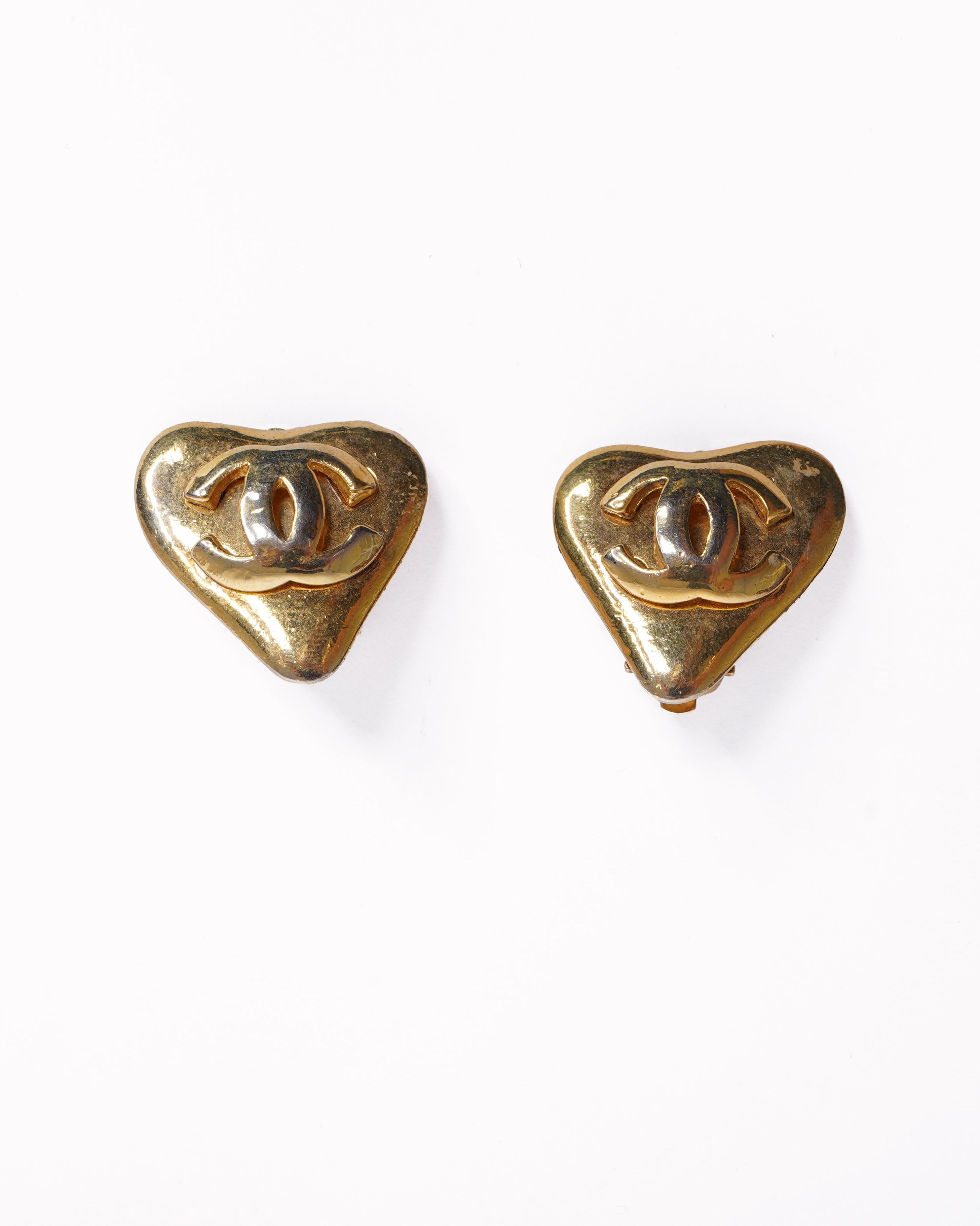 Vinatge Chanel 1997 Gold Plated Earring Made In France
