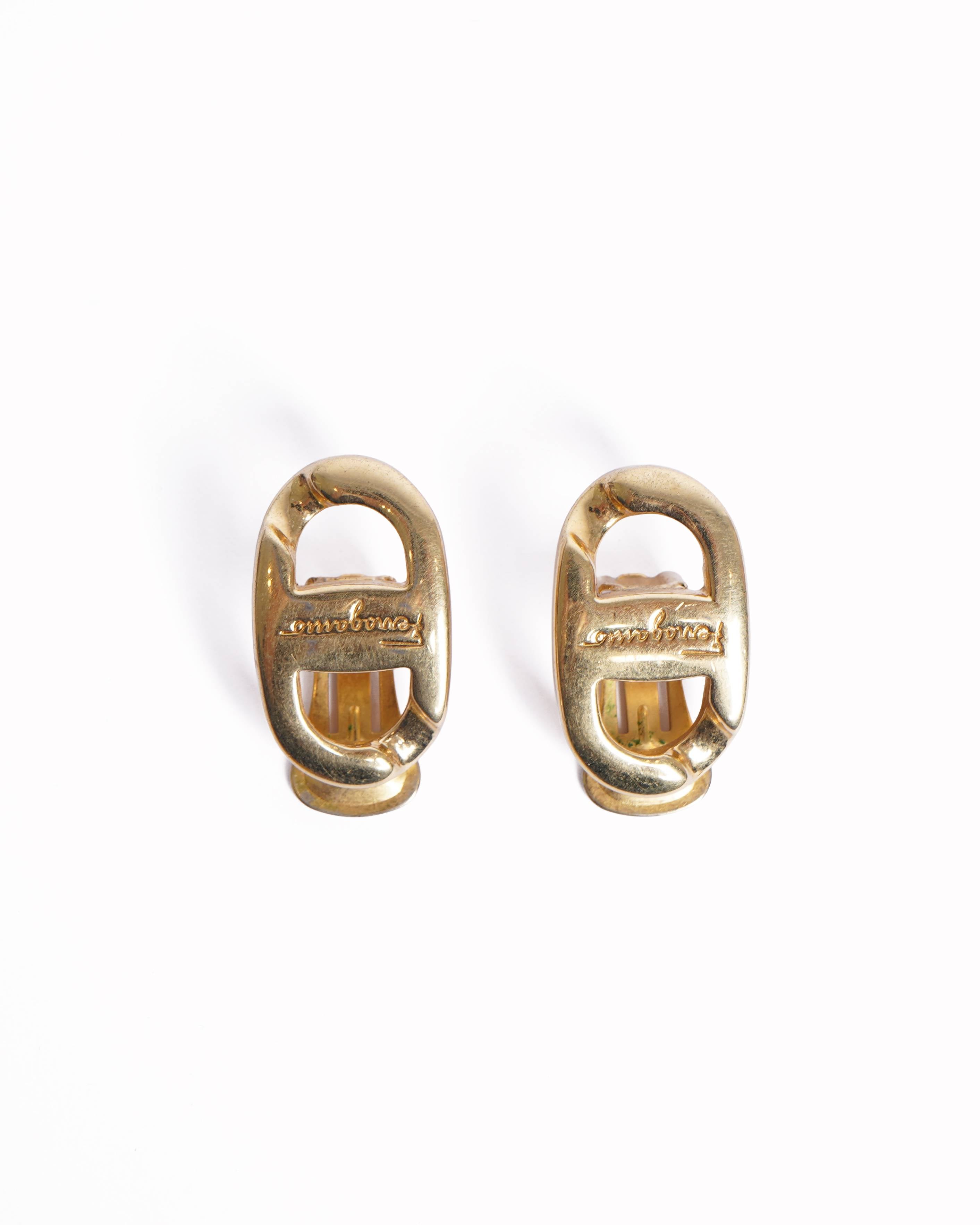Vintage Salvatore Ferragamo Earrings
