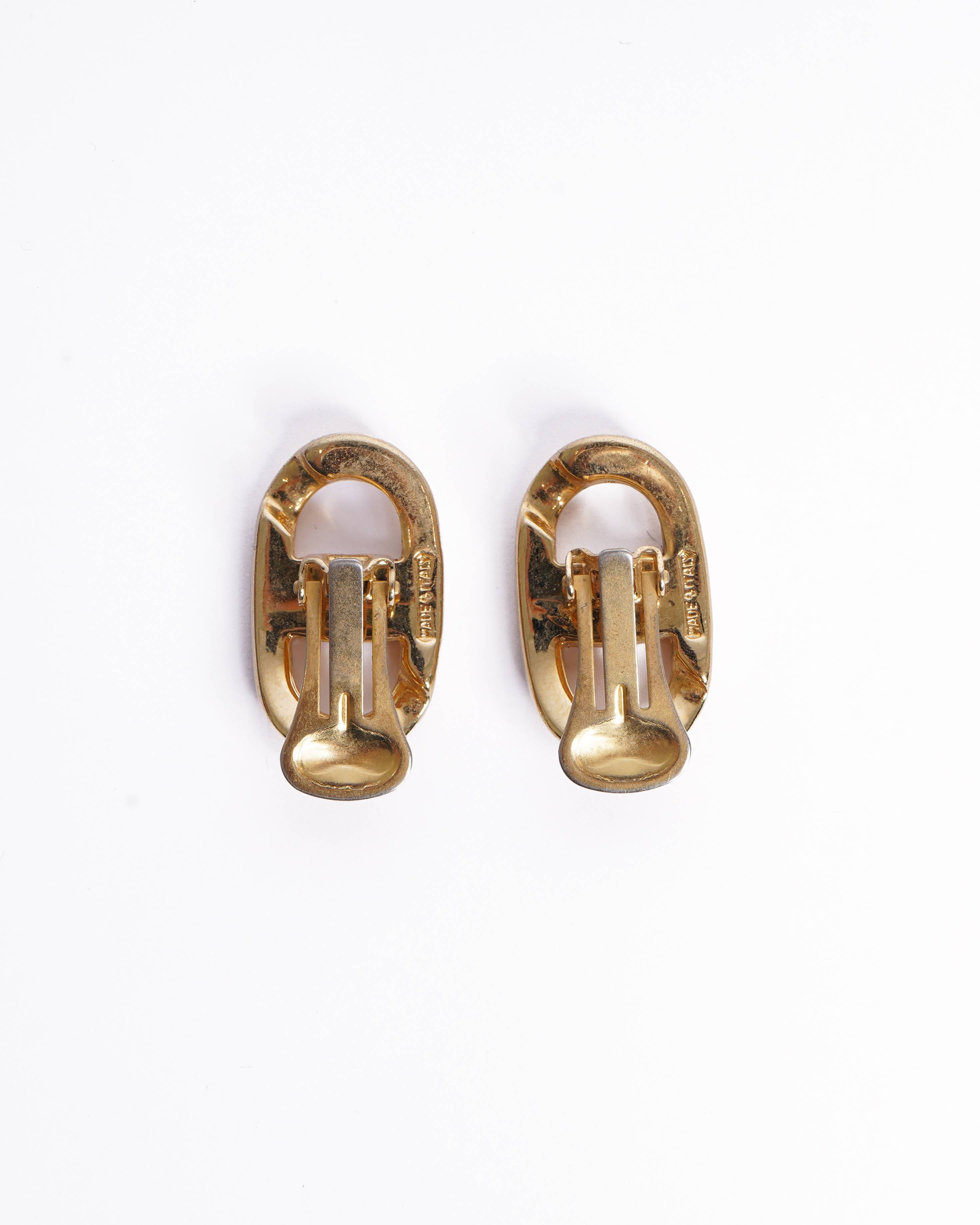 Vintage Salvatore Ferragamo Earrings