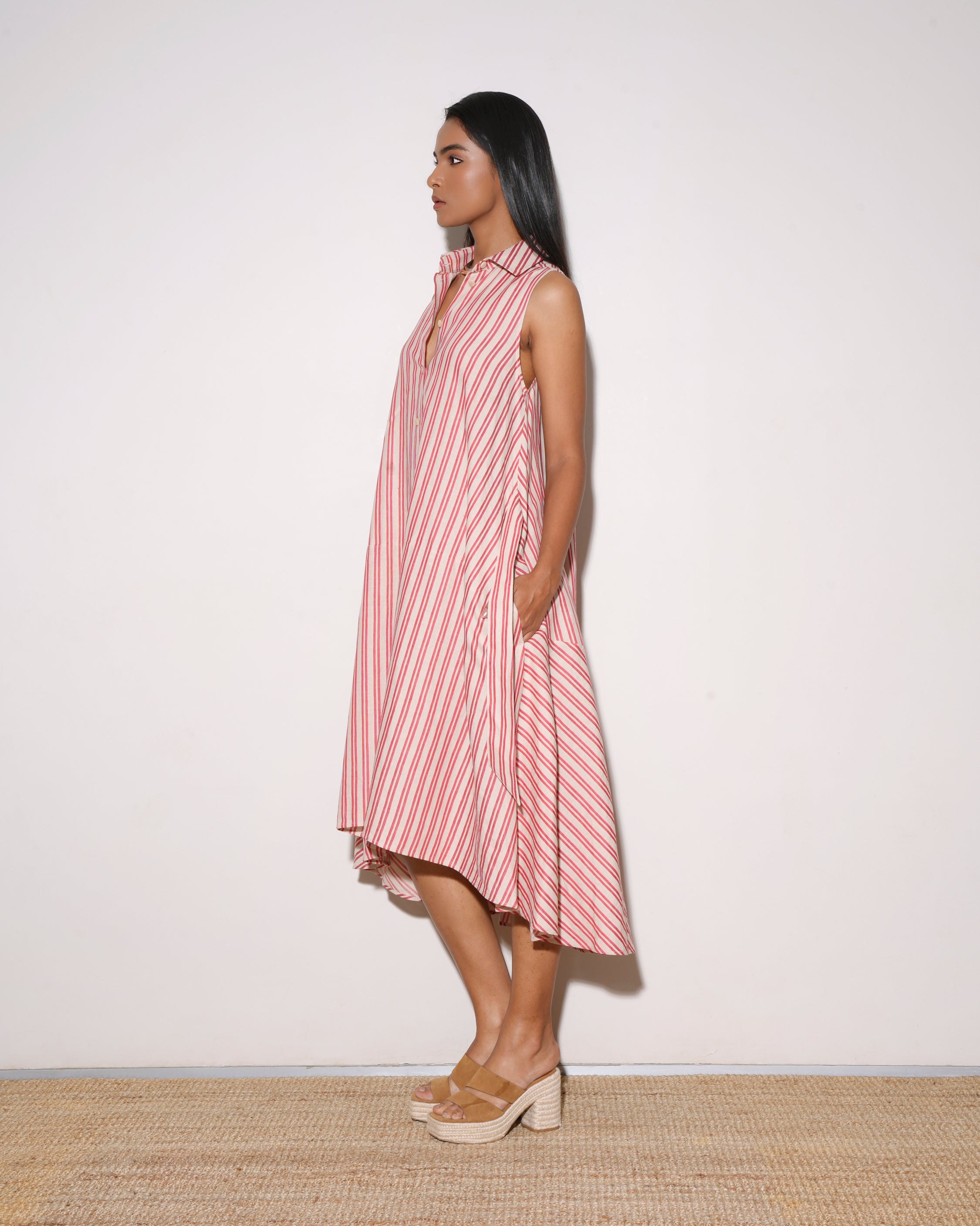 Palmer//Harding Striped Oversized Dress