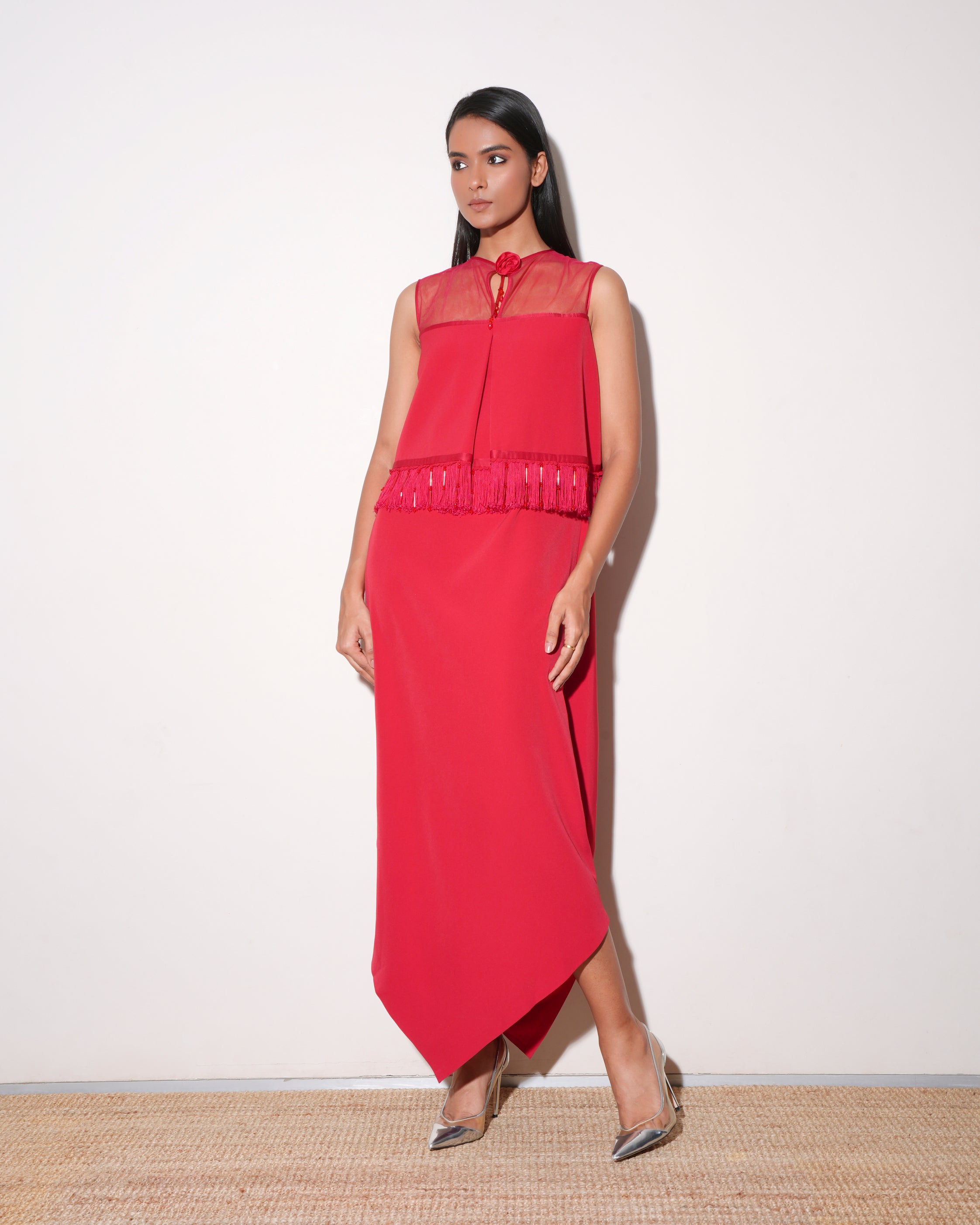 Tarun Tahiliani Red Dress