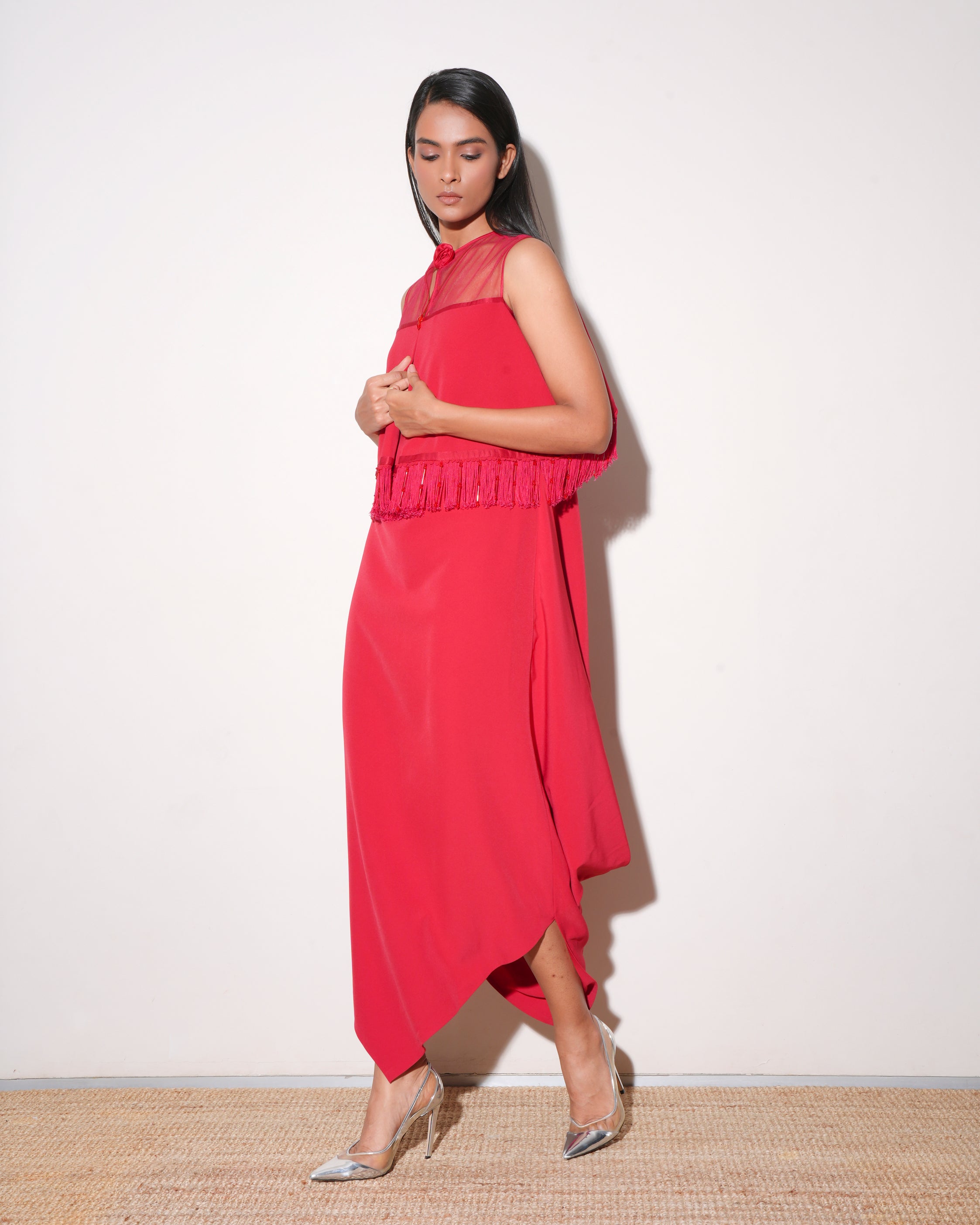Tarun Tahiliani Red Dress