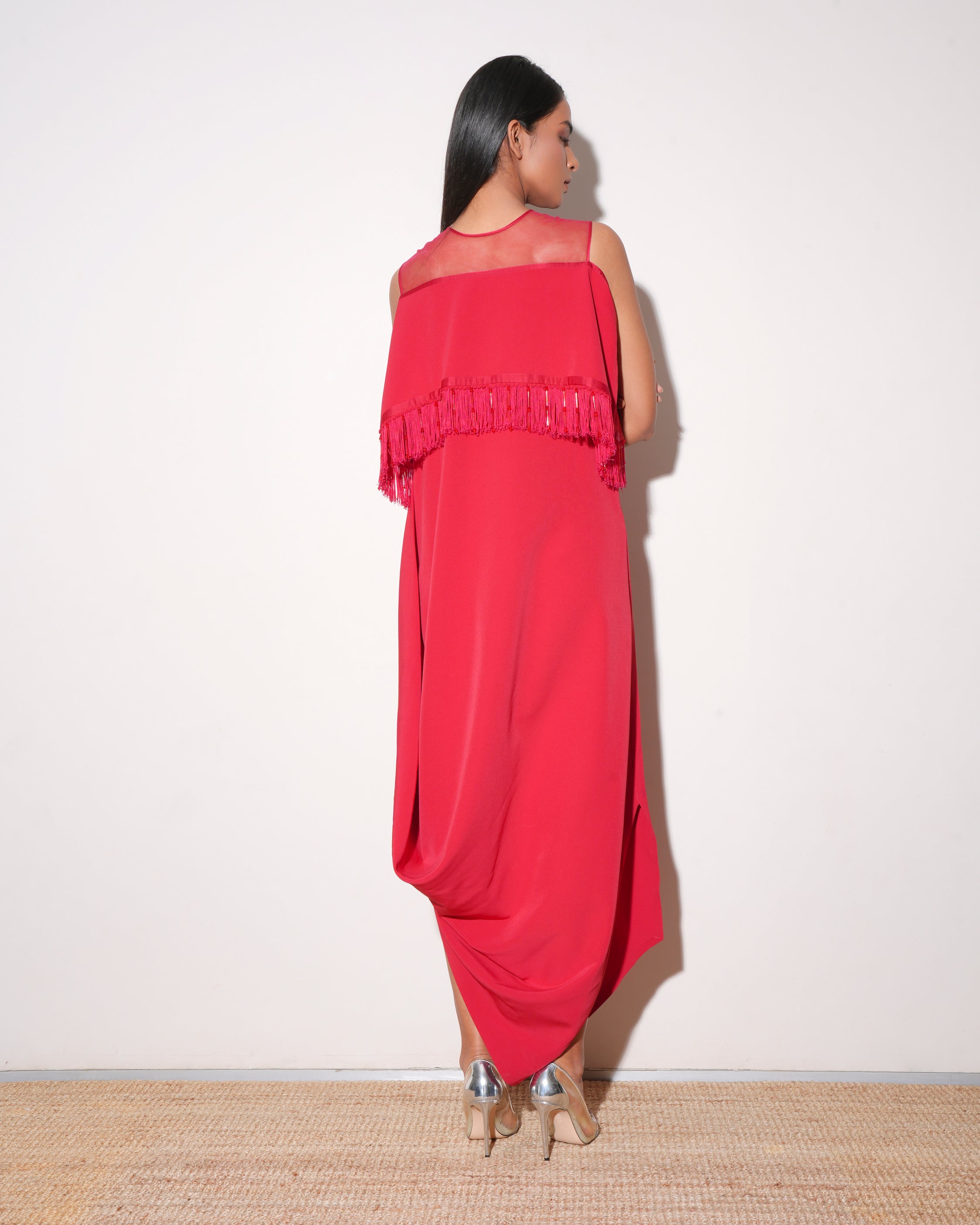 Tarun Tahiliani Red Dress