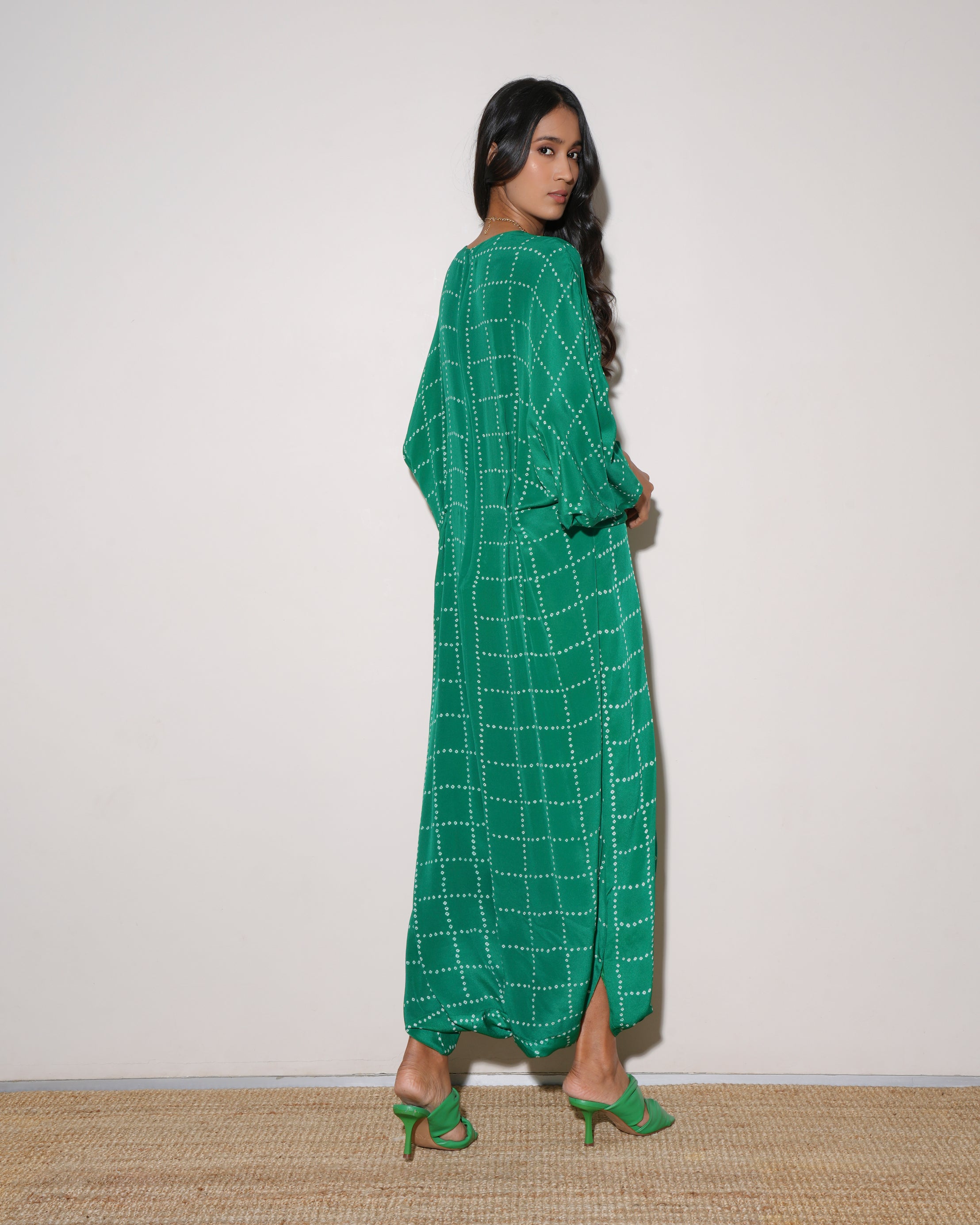 Nupur Kanoi Green Dhoti Jumpsuit
