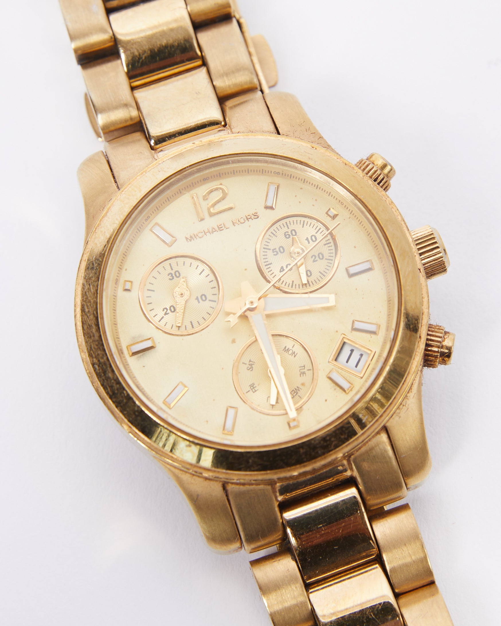 MK Gold Watch Runway