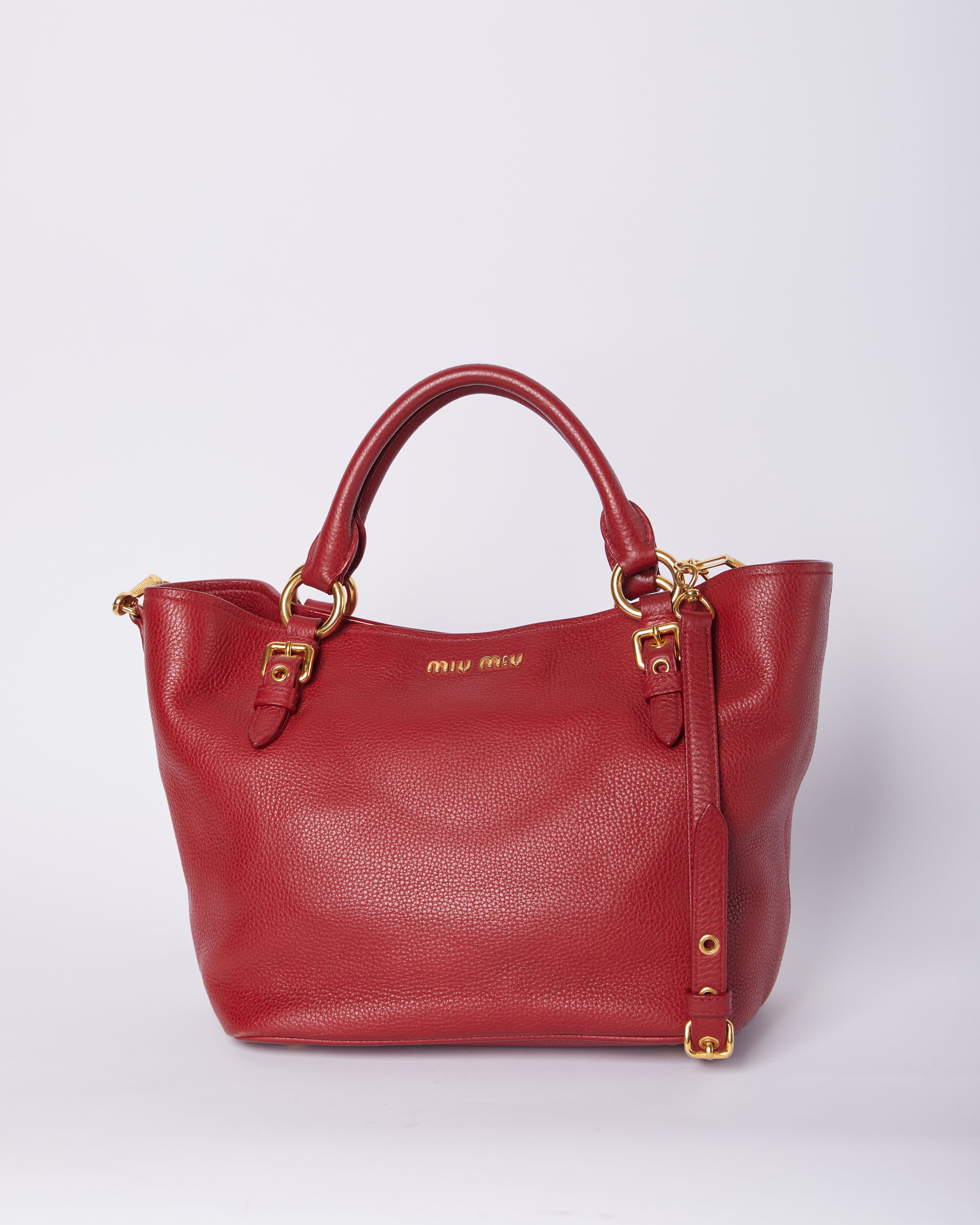 Miu Miu Crossbody +Top handle Red Bag
