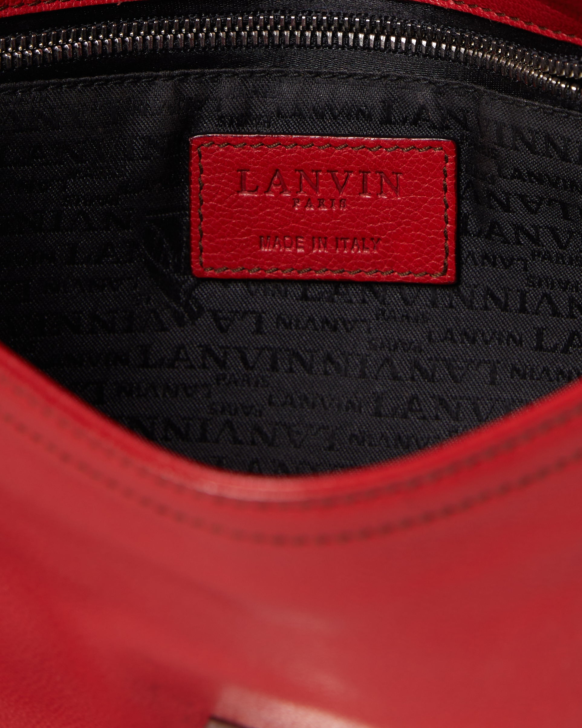 Lanvin Red Shoulder  Bag