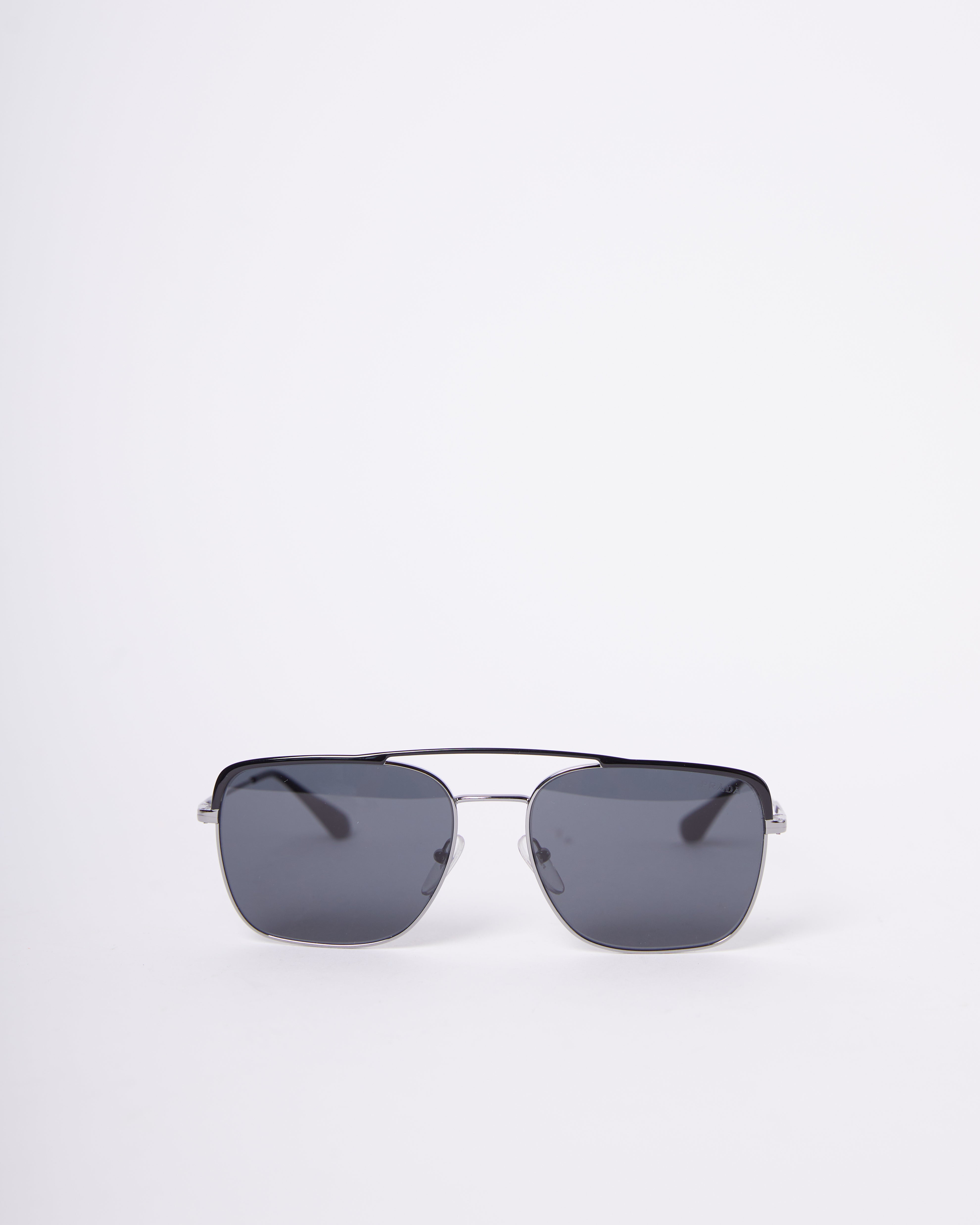 New Prada PR53VS Black Square Sunglasses