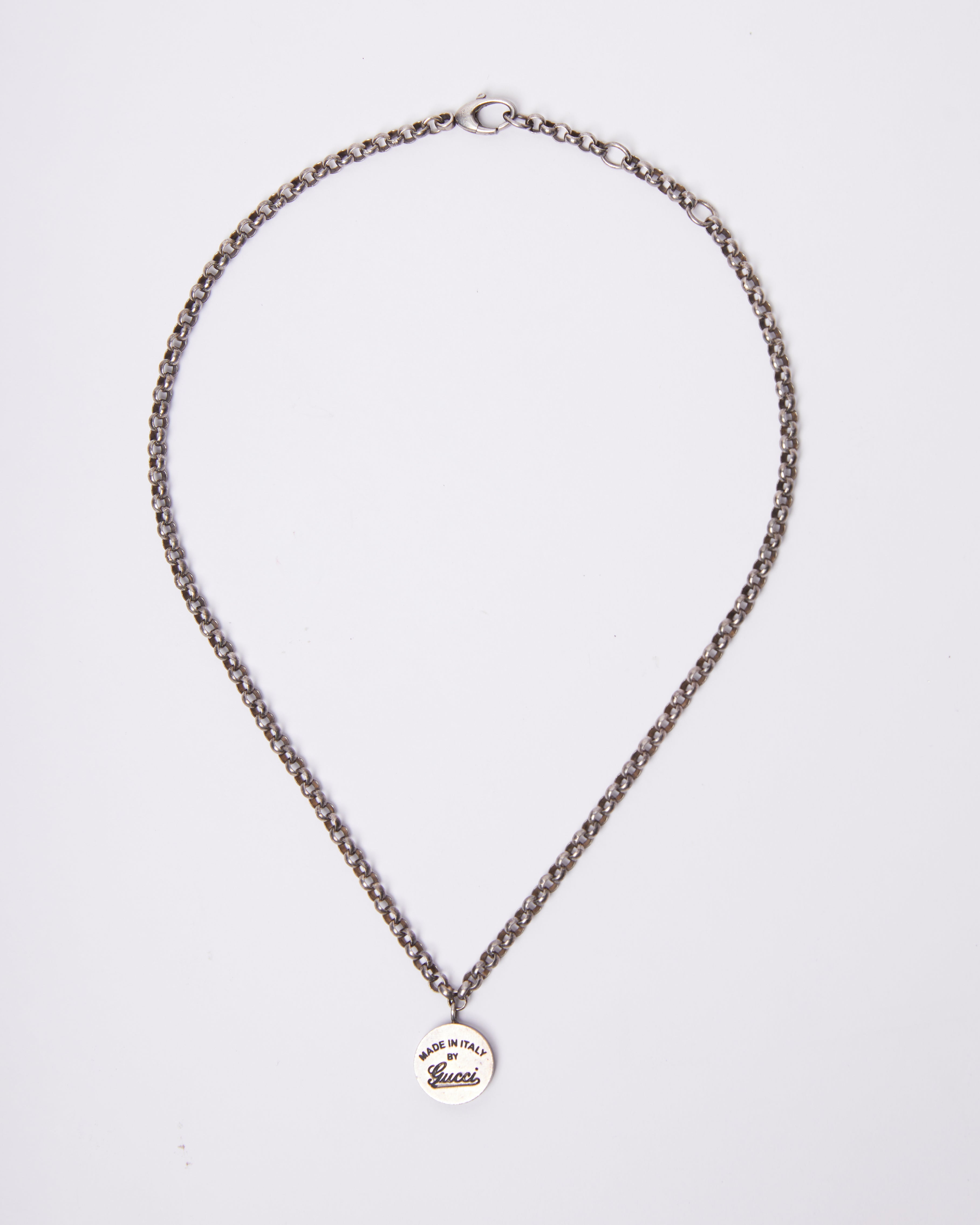 Vintage Gucci Silver Necklace