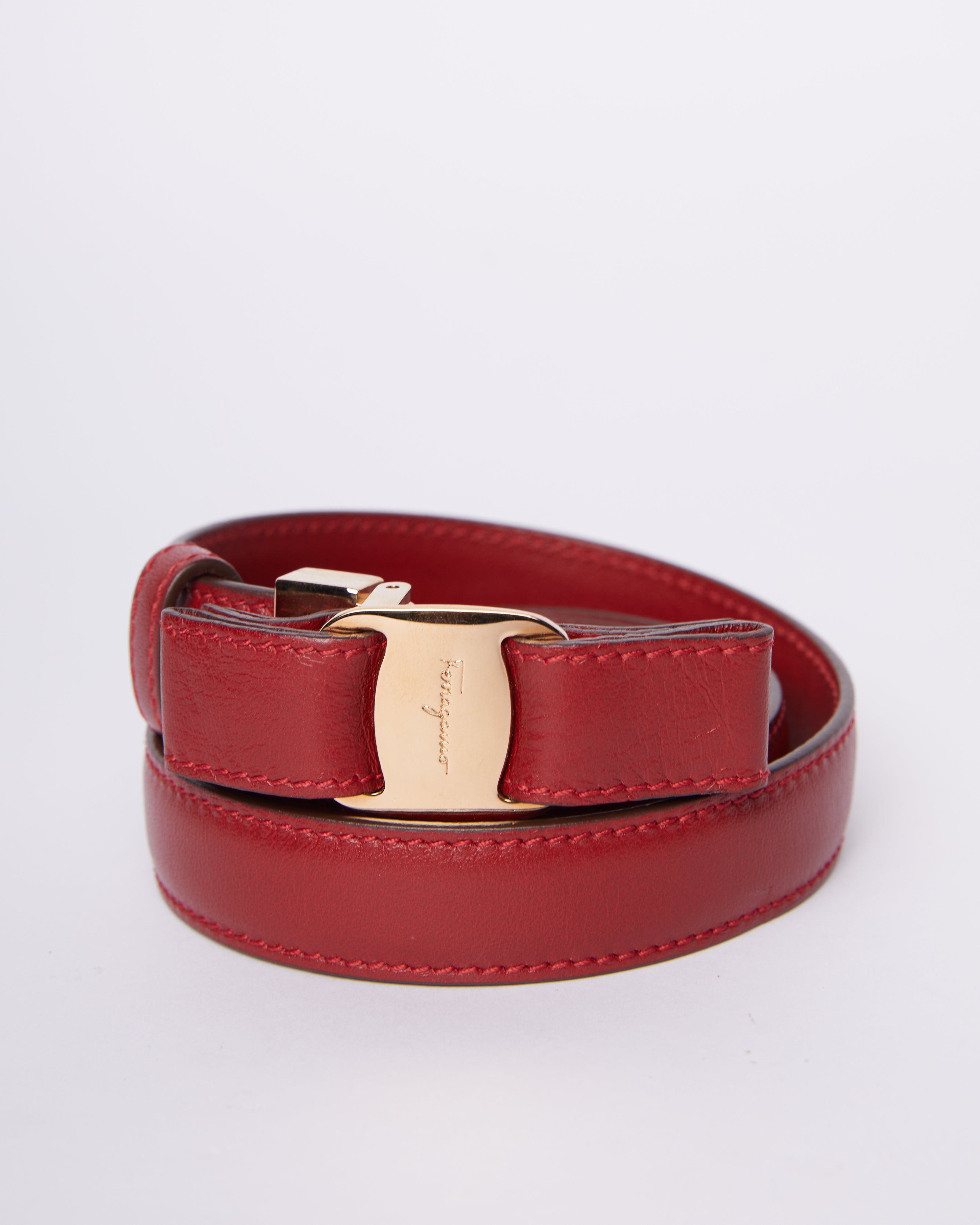 Salvatore Ferragamo Red Belt