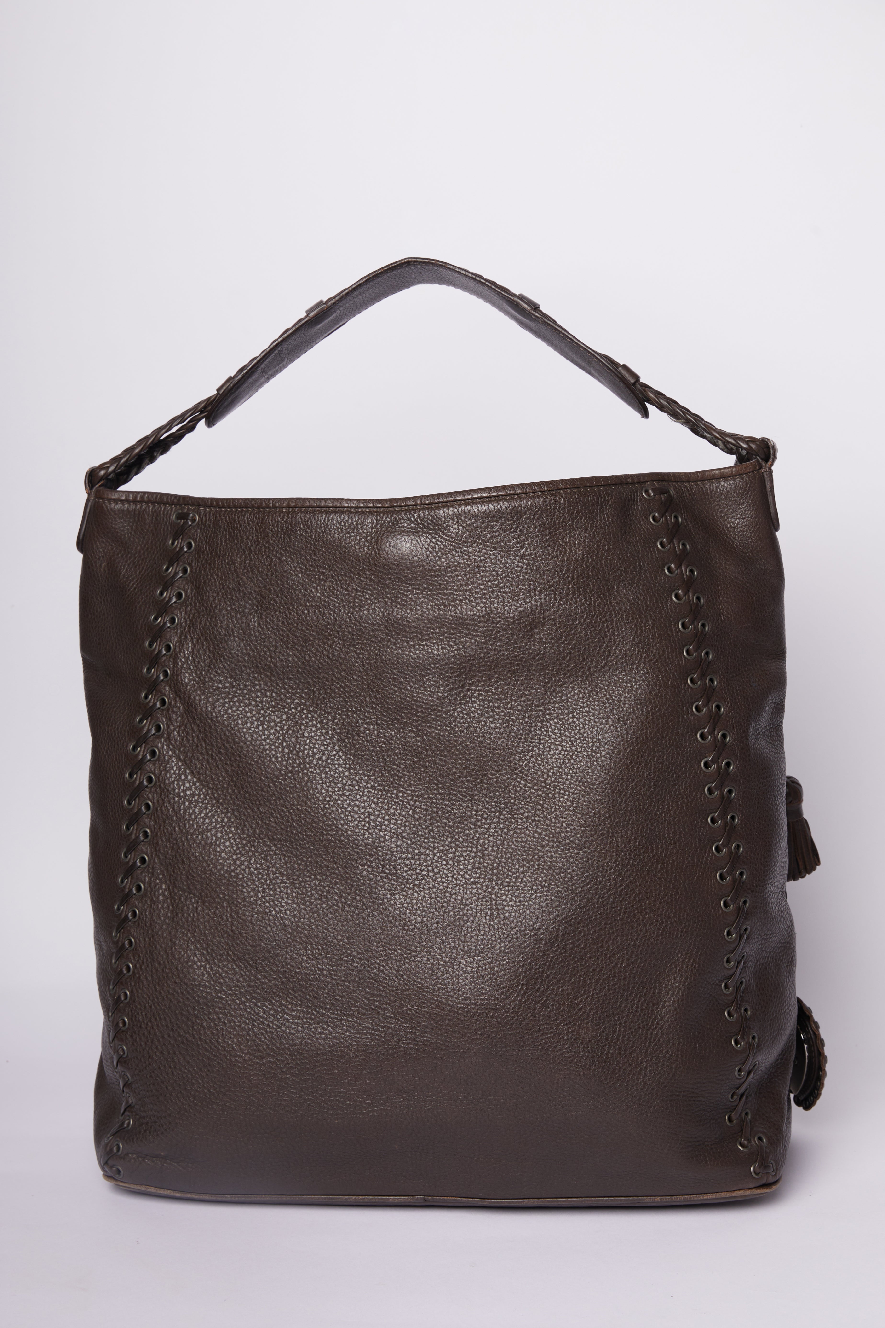 Vintage Dior Heart Charm Tote Bag