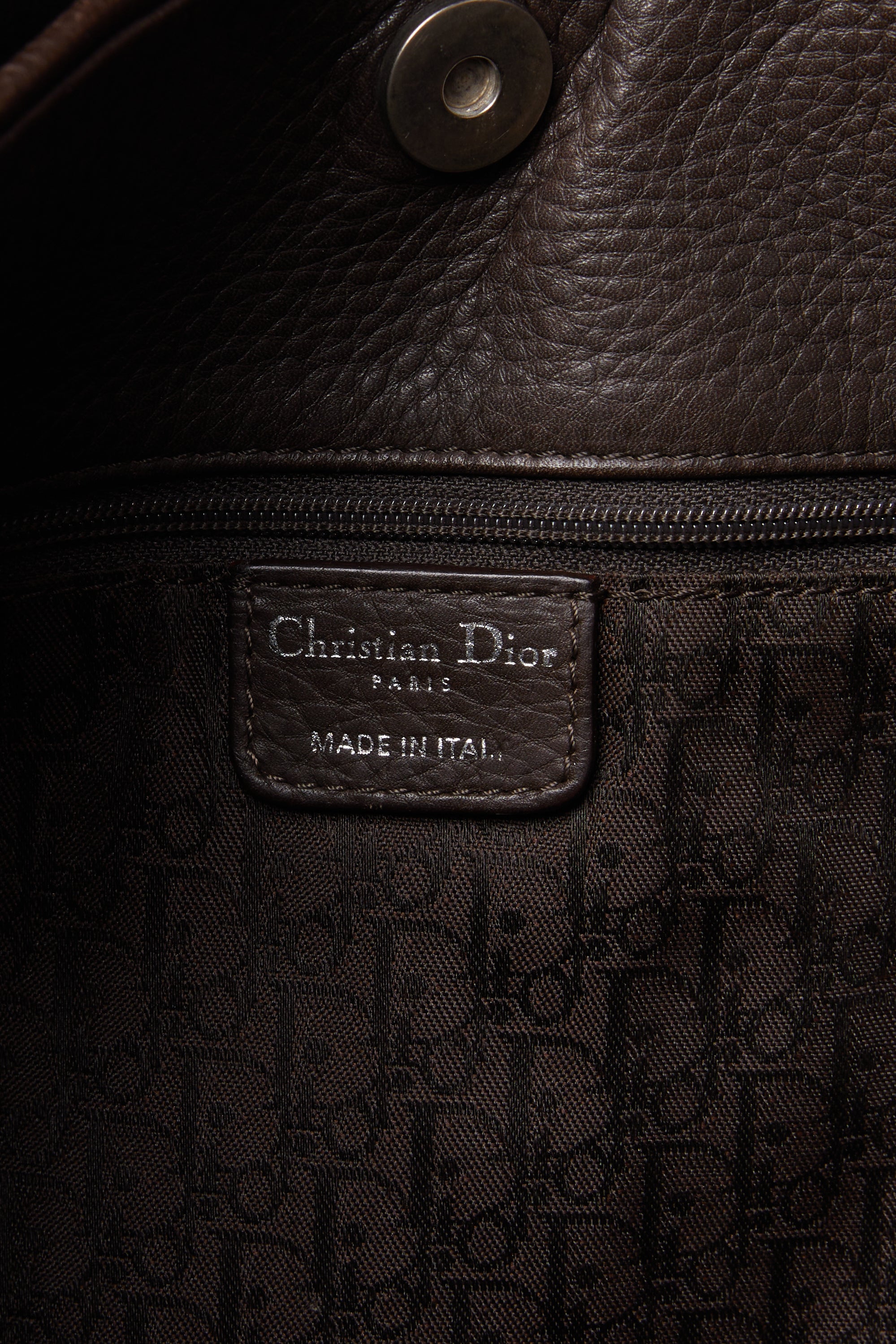 Vintage Dior Heart Charm Tote Bag