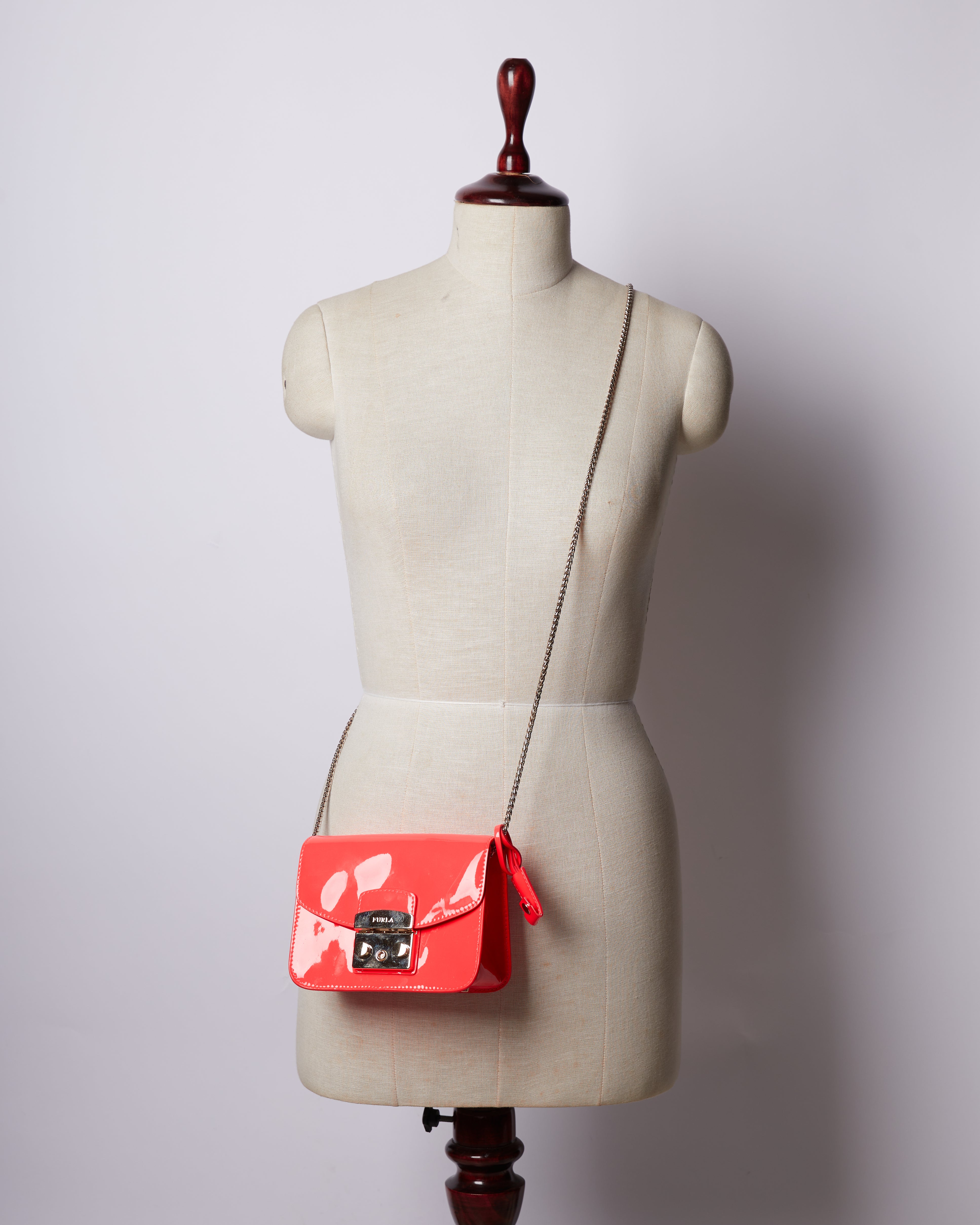 Furla Neon Pink /Orange Bag