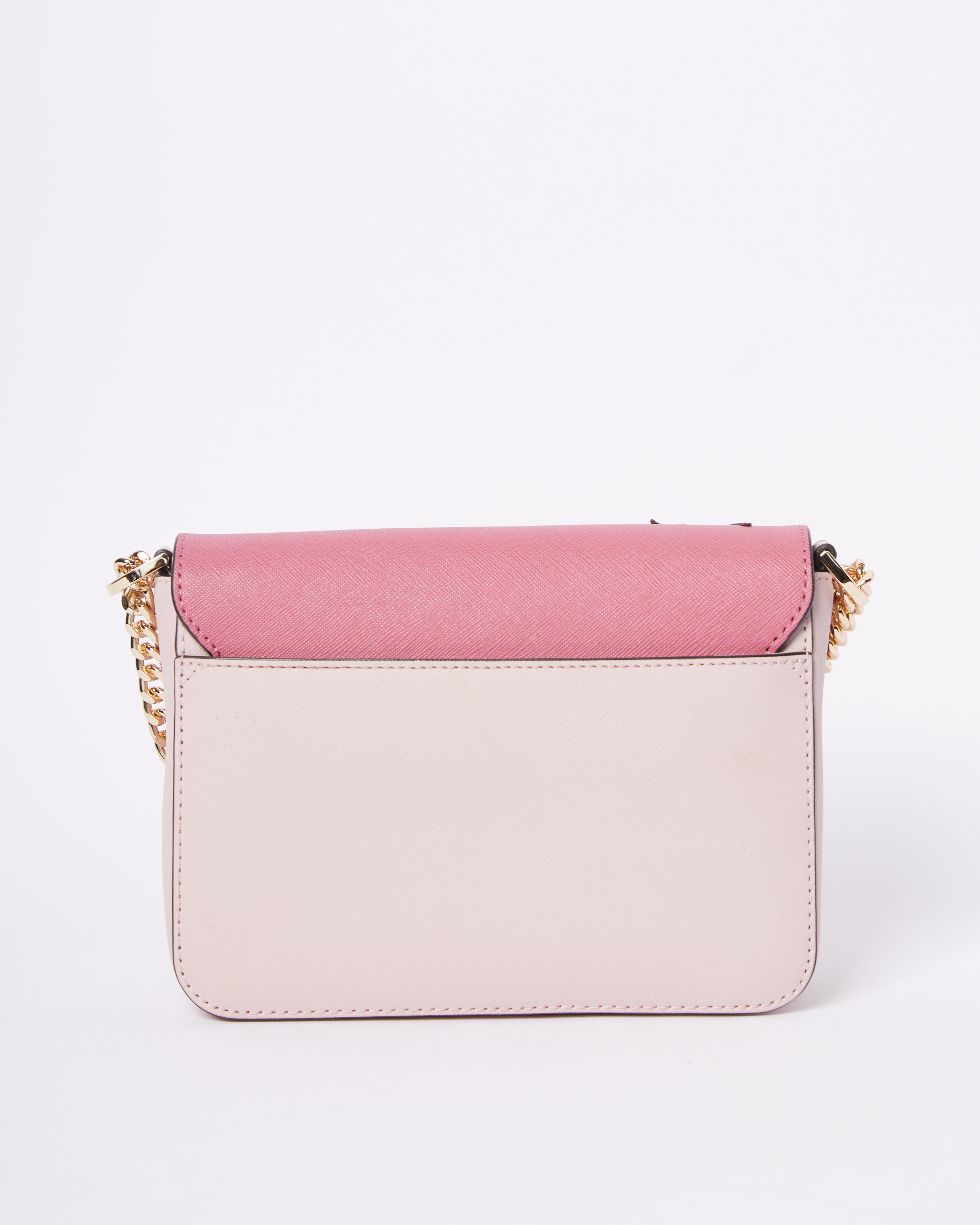 New ML Leather Crossbody Bag With Floral Work
