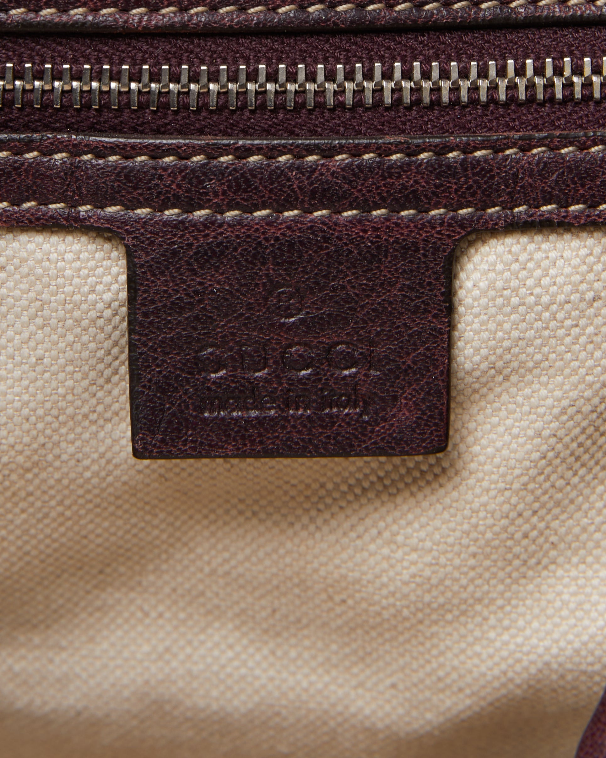 Gucci Vintage Maroon Bag