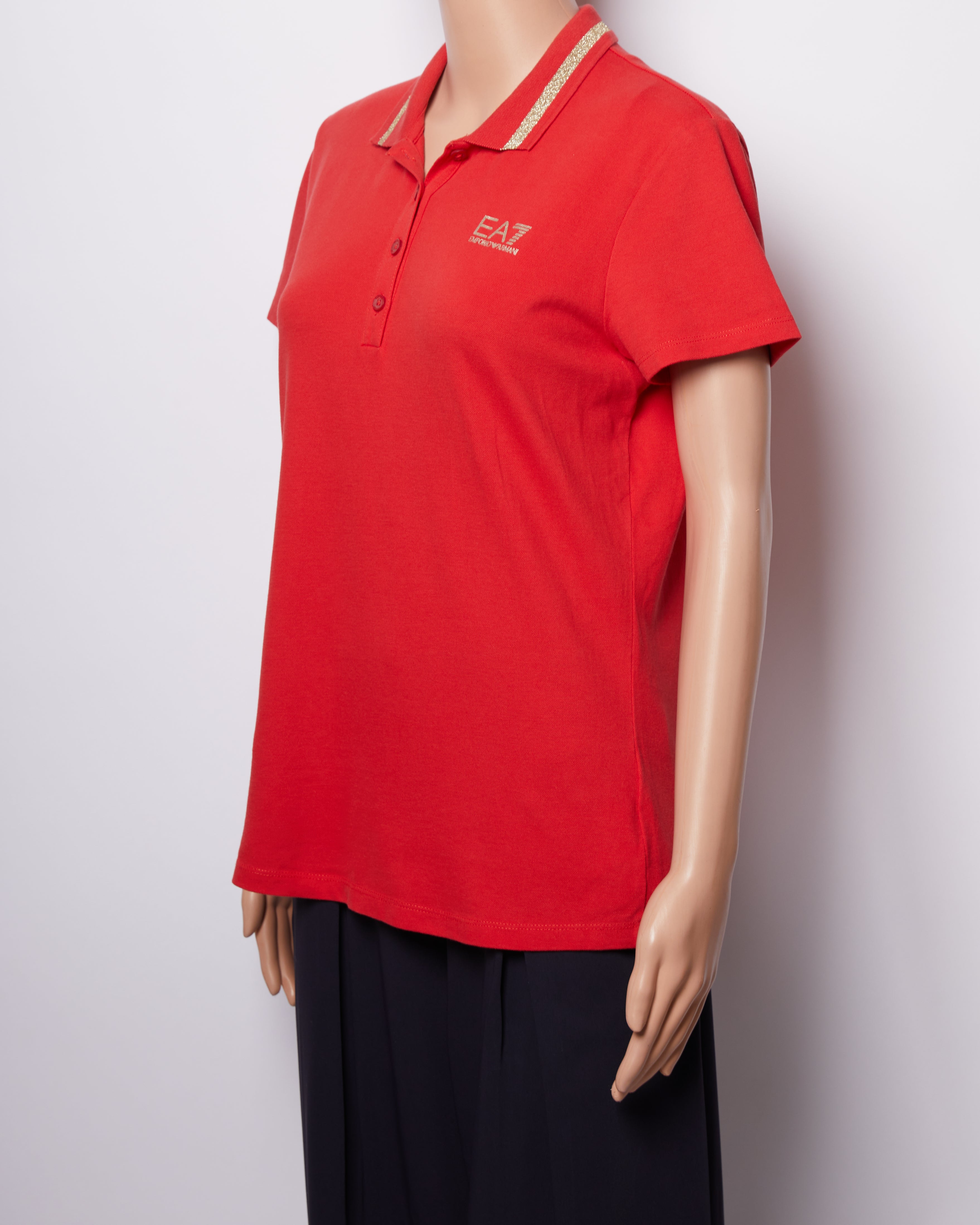 Emporio Armani Womens Polo In Red