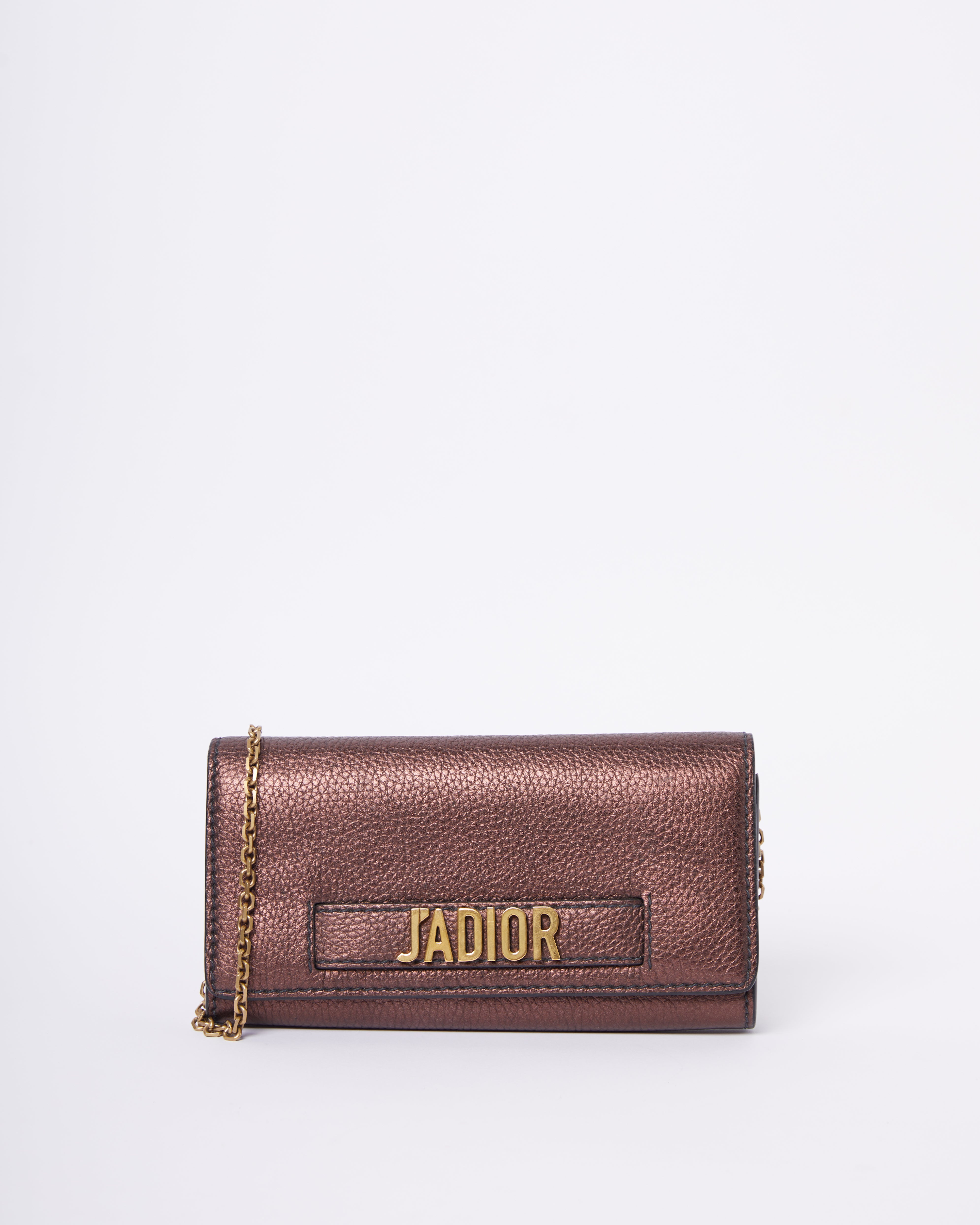 J'Adior Croisere Chain Leather Wallet