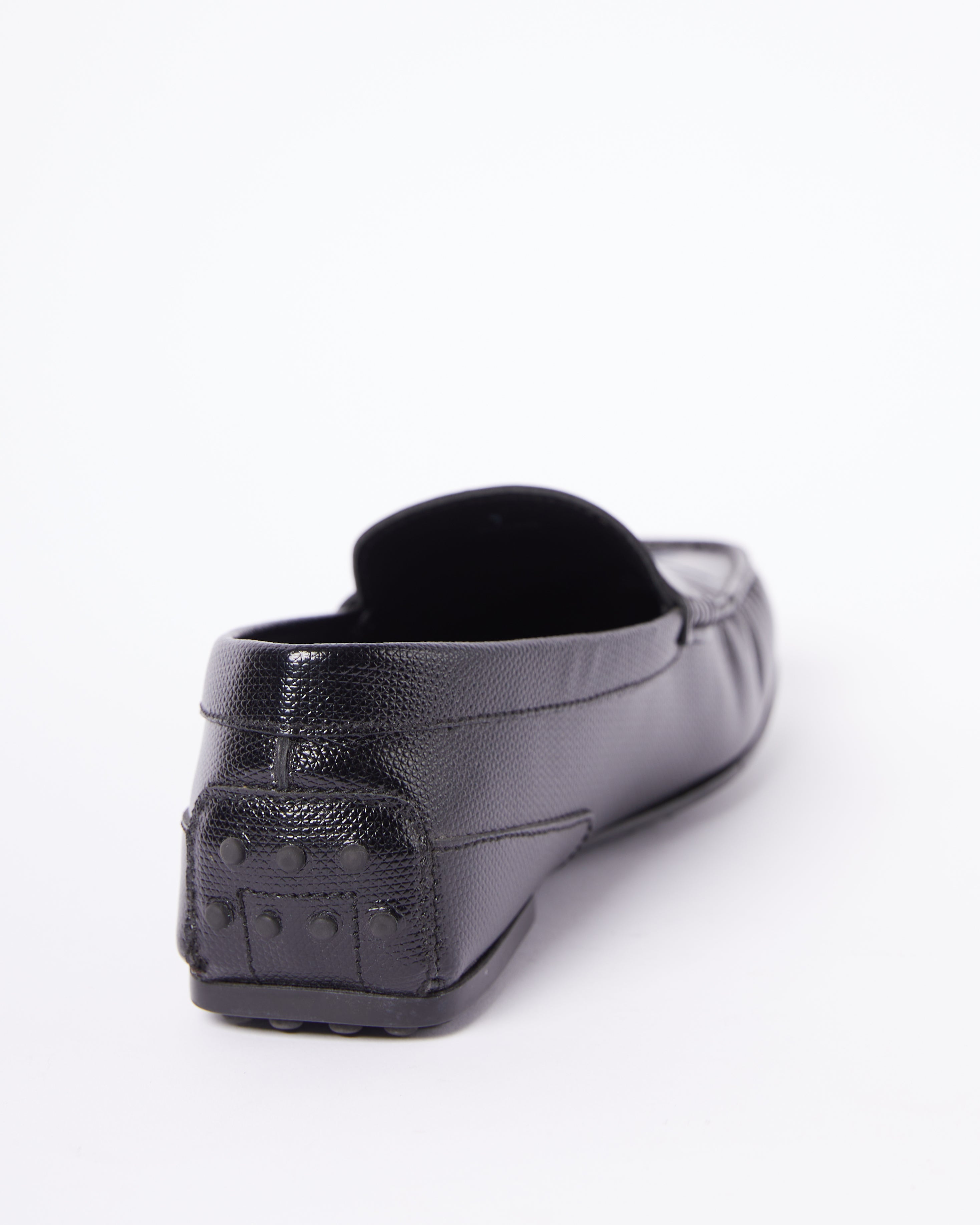 Tod's for Ferrari black slip on loafers