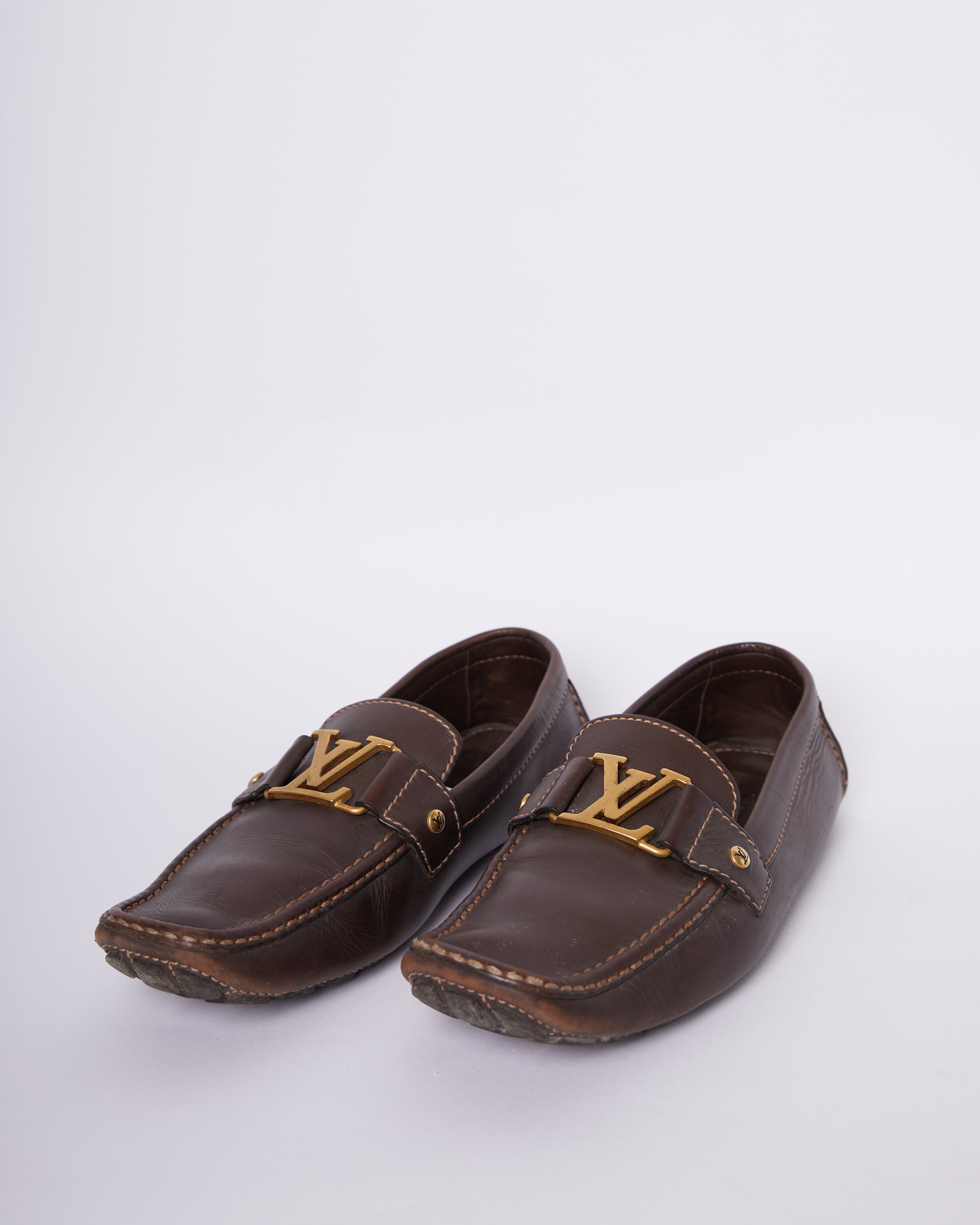 Louis Vuitton Brown Loafers